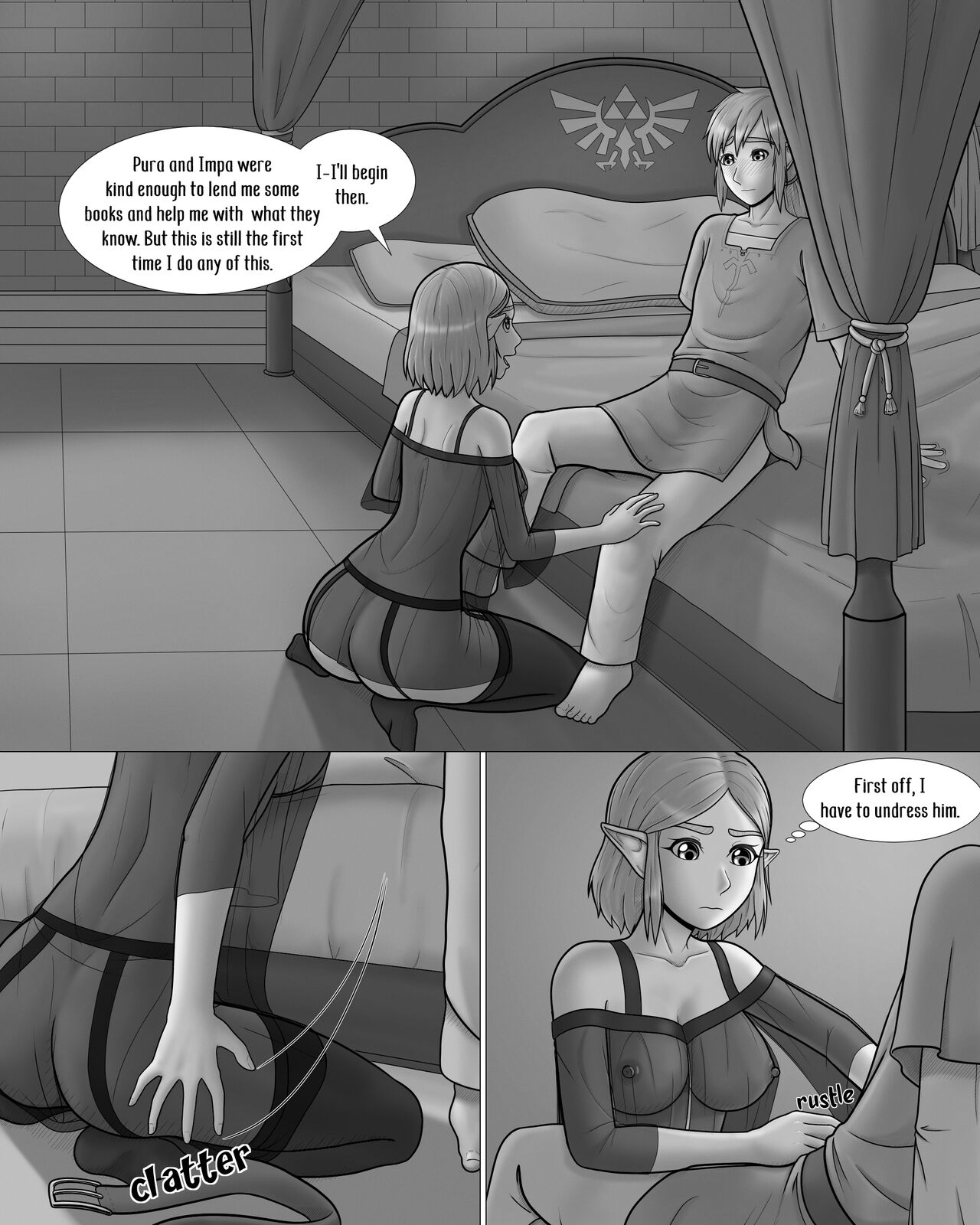 Zeruda no Densetsu: Purinsesu to Sugosu Yoru page 8 full