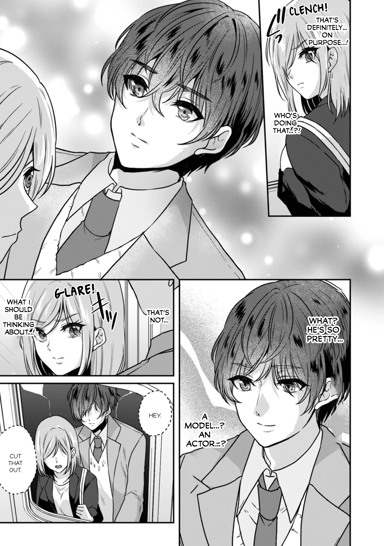 Manin Densha de Shikkin Sunzen!? Chikan Danshi no Ijiwaru na Yubi de Ikasare Tsuzuketa OL | Almost Pissing on a Crowded Train?! #1-16 page 9 full