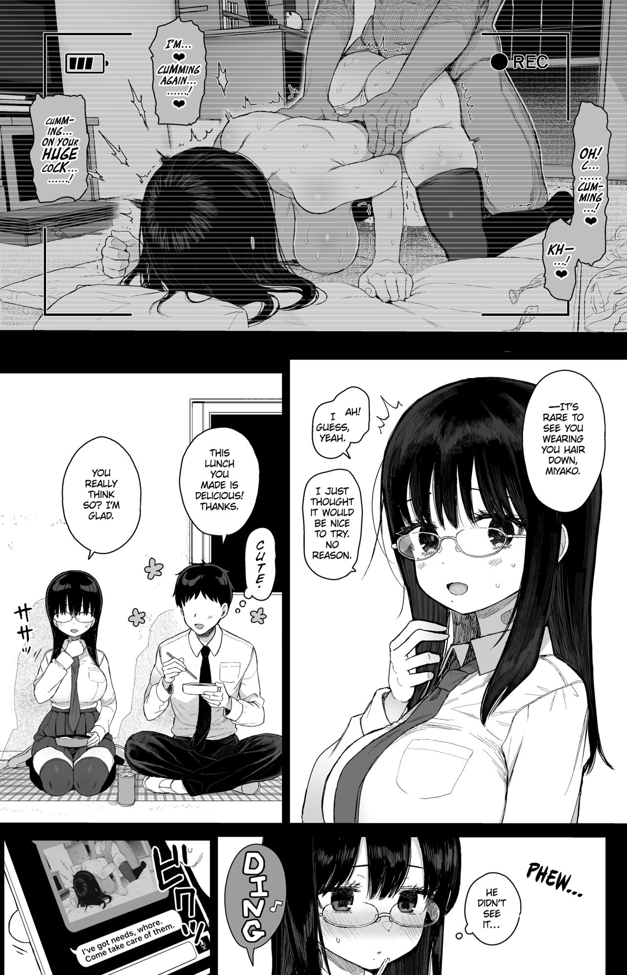 [micro page (Kuromotokun)] Hikaeme Kanojo Wa Kobamenai | The Mild-Mannered Girlfriend Who Can't Resist [English] [The Unseelie Court] [Digital] Hentai - Raw  29