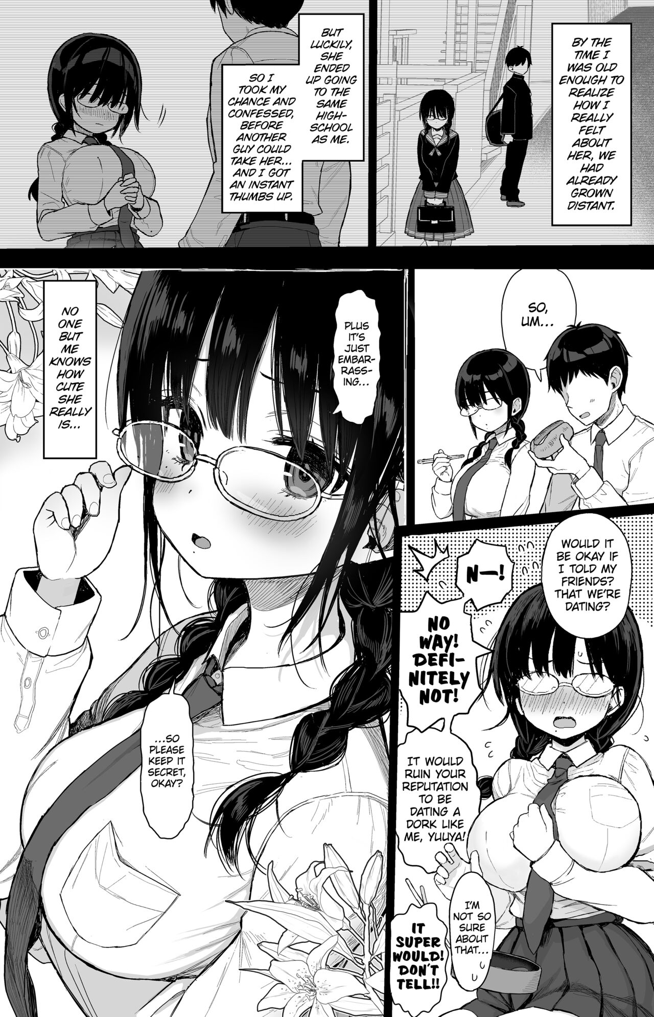 [micro page (Kuromotokun)] Hikaeme Kanojo Wa Kobamenai | The Mild-Mannered Girlfriend Who Can't Resist [English] [The Unseelie Court] [Digital] Hentai - Raw  5