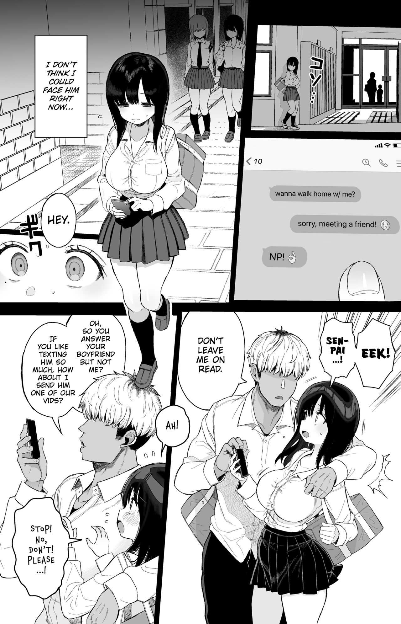 [micro page (Kuromotokun)] Hikaeme Kanojo Wa Kobamenai | The Mild-Mannered Girlfriend Who Can't Resist [English] [The Unseelie Court] [Digital] Hentai - Raw  58