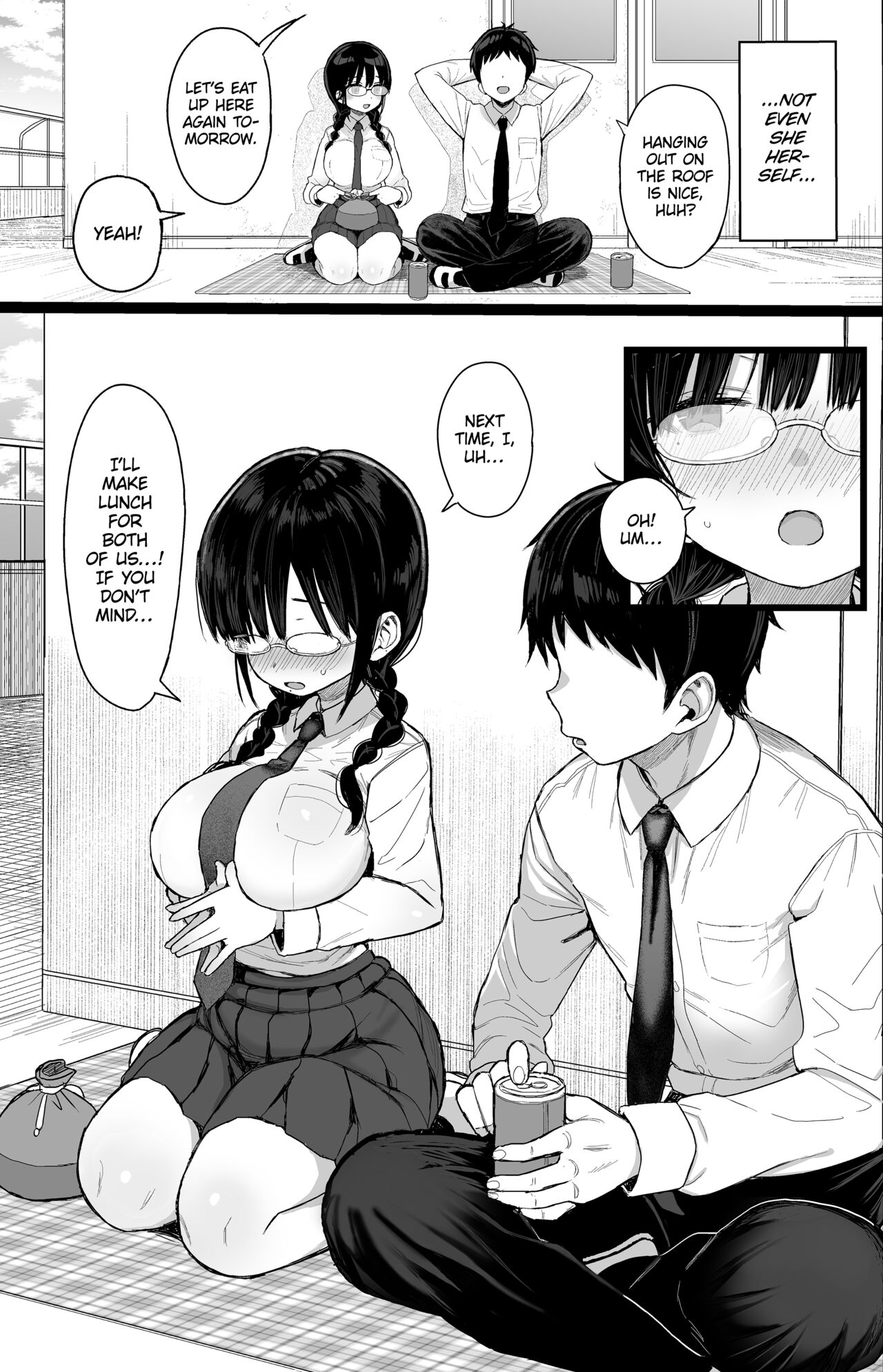 [micro page (Kuromotokun)] Hikaeme Kanojo Wa Kobamenai | The Mild-Mannered Girlfriend Who Can't Resist [English] [The Unseelie Court] [Digital] Hentai - Raw  6