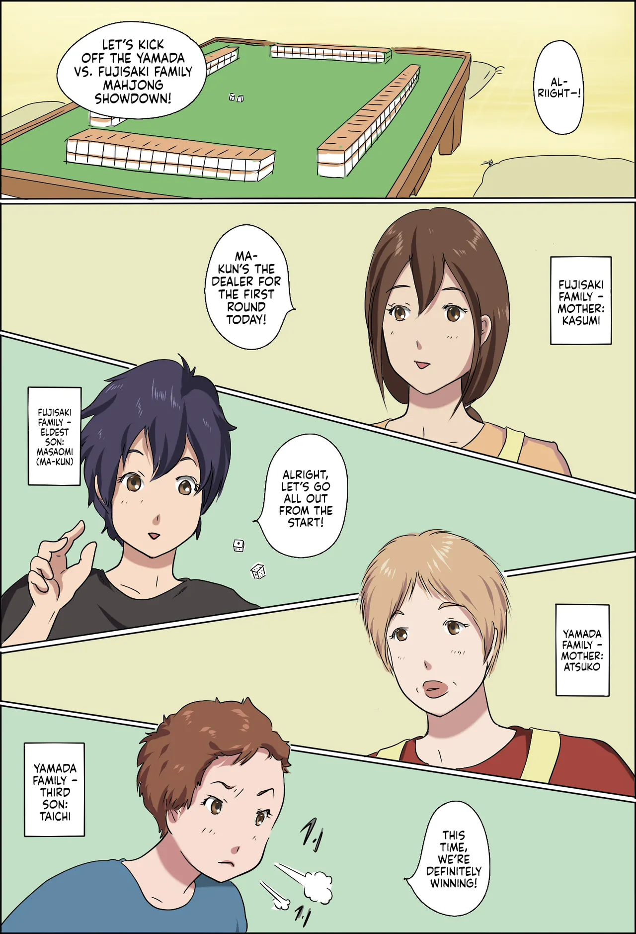 Kazoku Taikou Mahjan Taikai | Mahjong Showdown page 2 full