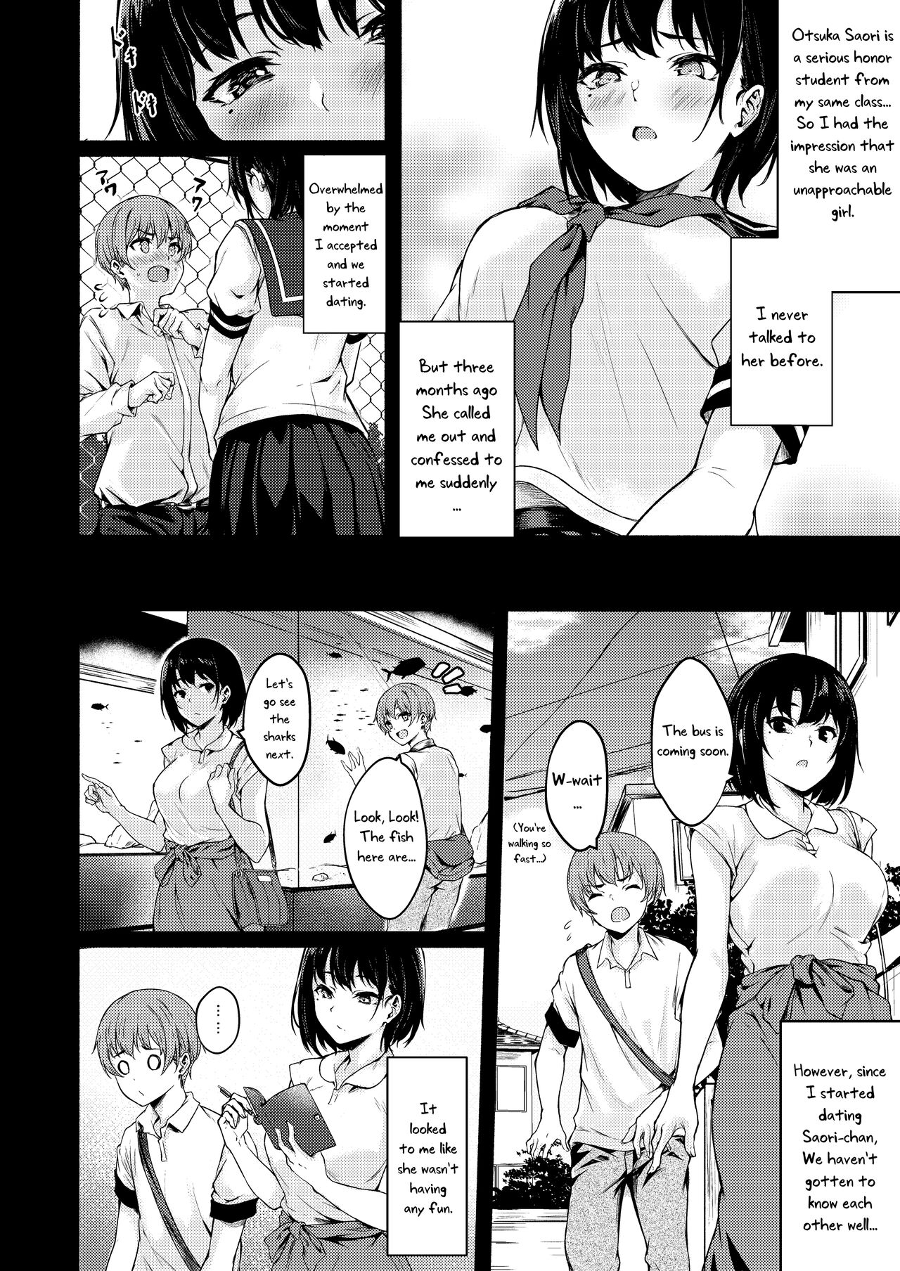 Okki na Saori-chan wa Bukiyou ni Eroi page 3 full