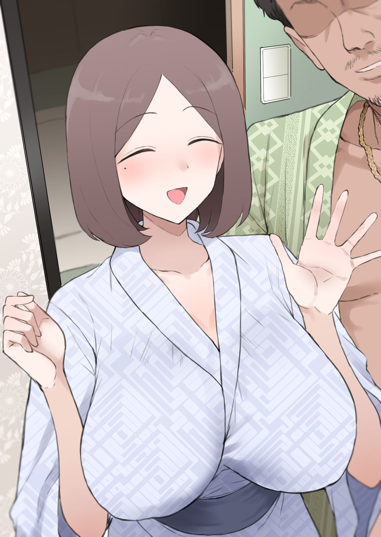 糸目系おっとり母NTR - LINE画面風 page 6 full