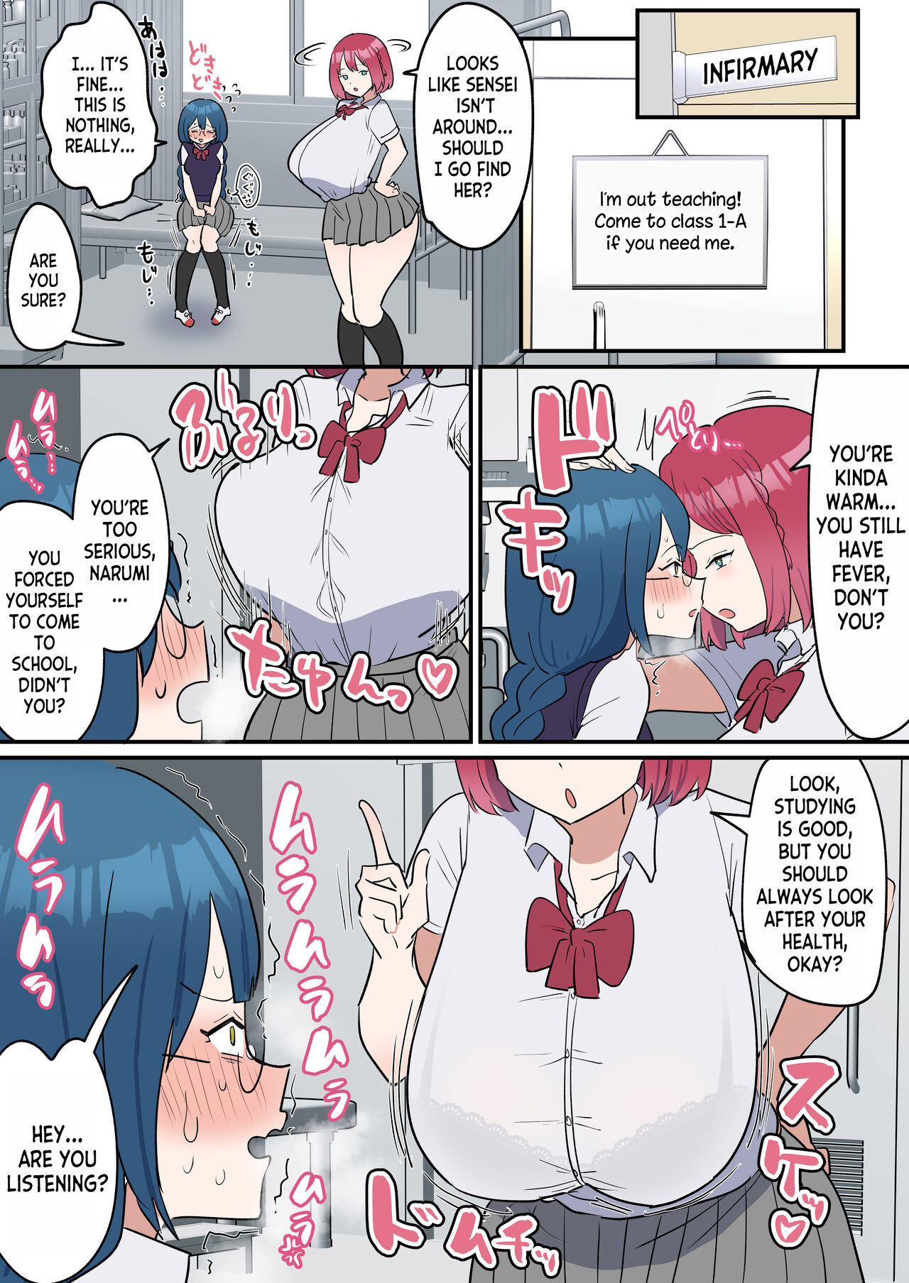 Totsuzen Chinpo ga Haete Shimatta Majime Joshi, Tomodachi to Koubi Suru | The Serious girl Suddenly Grows a Dick and Fucks Her Friend page 10 full