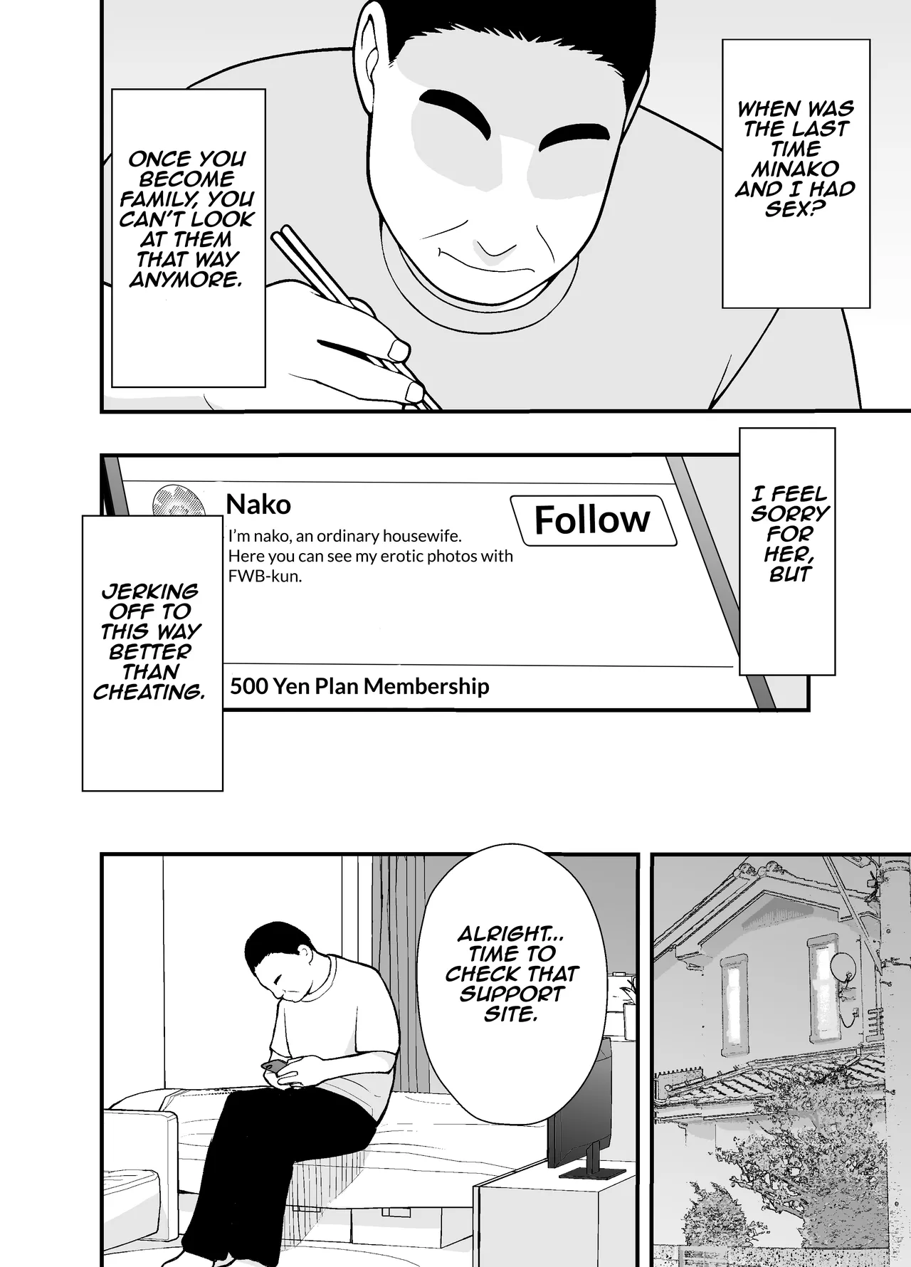 Futei Tsuma Minako no Uraaka Koubiroku | Adulterous Wife Minako's Secret Account Record page 10 full