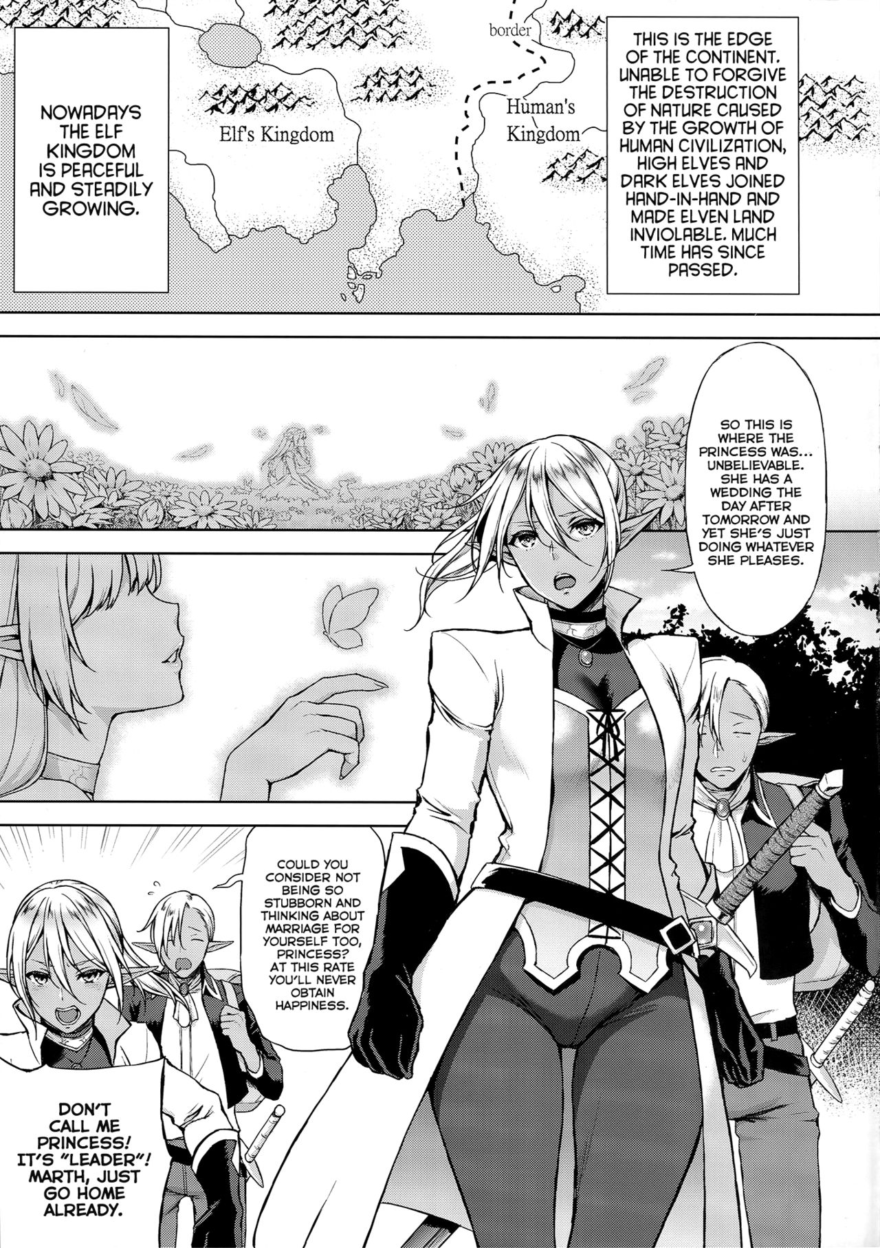 Elf no Hime wa Kairaku ni Naku page 3 full
