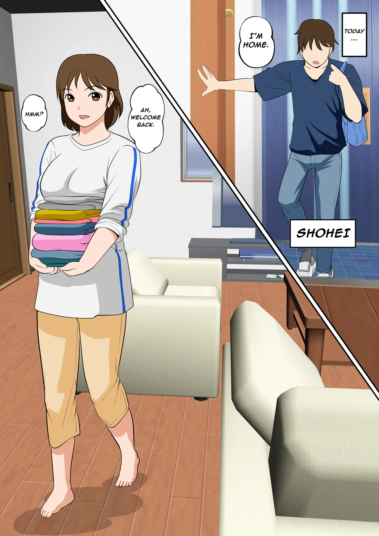 Toiu wake de, Hobo Zenra no Kaa-san ni Onegai Shitemita 2 | MY FRIENDS WITH MY MOTHER page 3 full