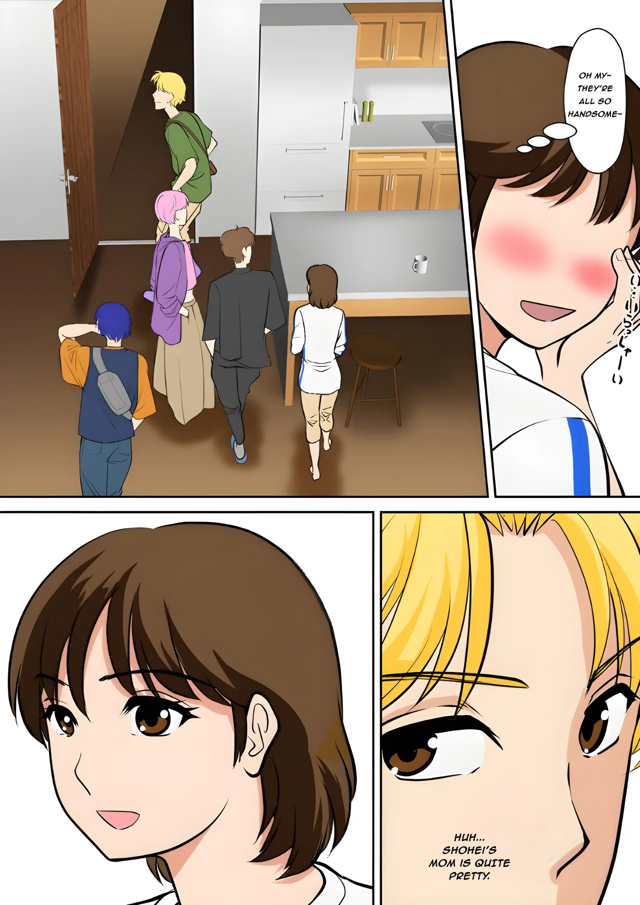 Toiu wake de, Hobo Zenra no Kaa-san ni Onegai Shitemita 2 | MY FRIENDS WITH MY MOTHER page 5 full