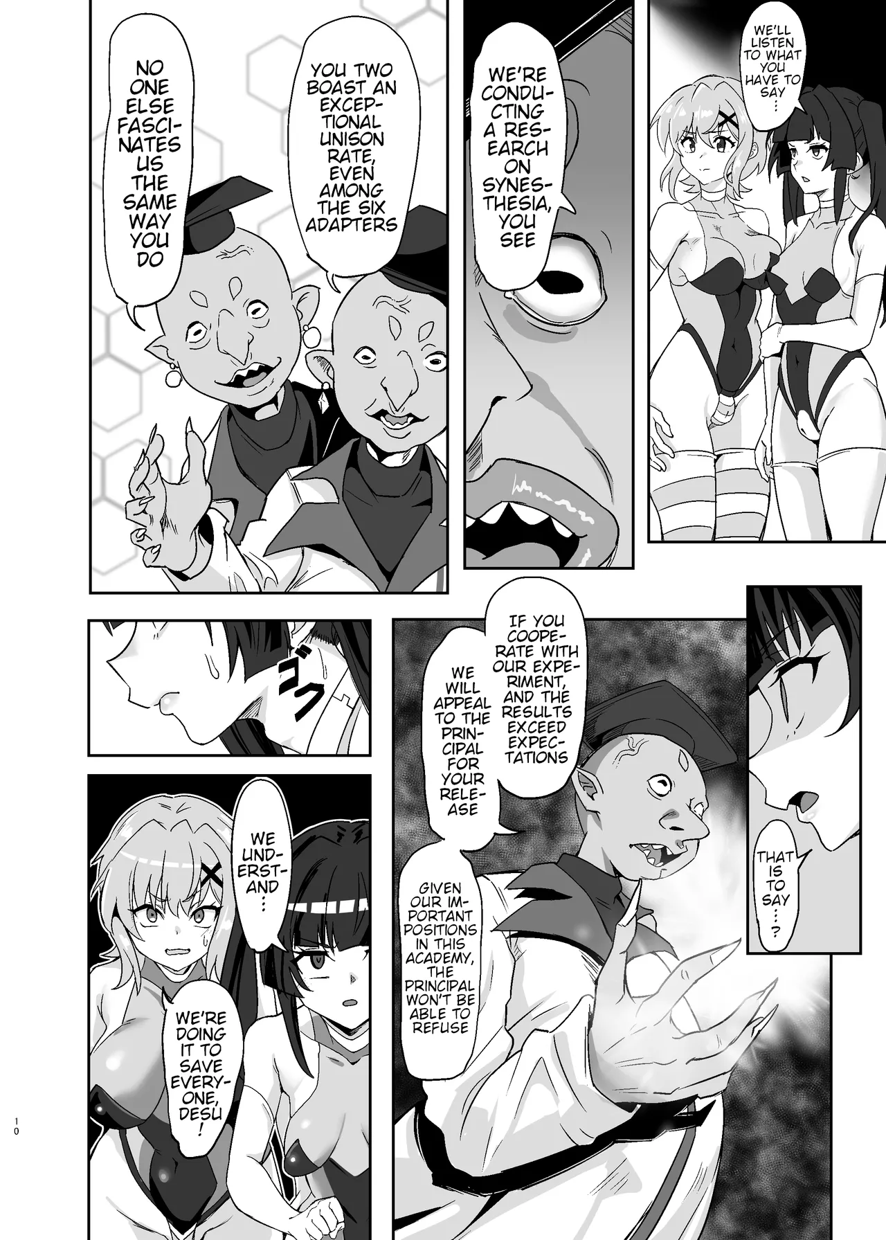 Shirabe to Kirika no Douji Zecchou Unison Kyoushitsu | Shirabe and Kirika’s Simultaneous Orgasm Unison Classroom page 9 full