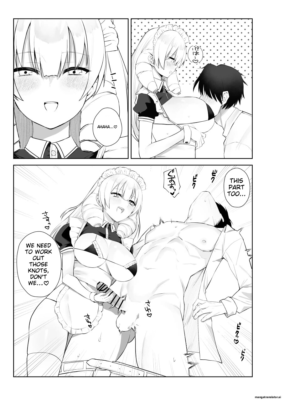 Manneri o Osoreru Bakunyuu Ojou-sama ni Cosplay Ecchi Goban Shoubu o Idomareru Hanashi page 10 full