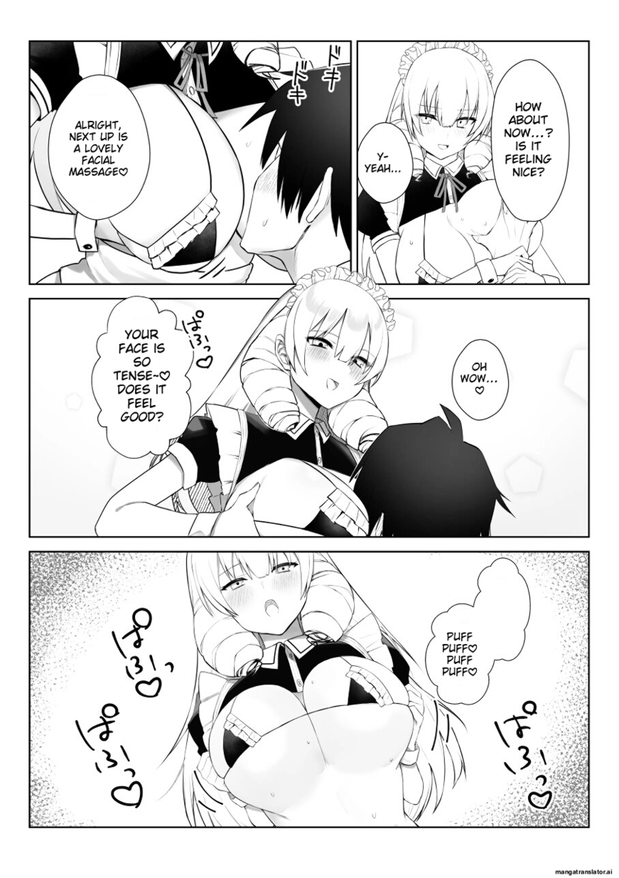 Manneri o Osoreru Bakunyuu Ojou-sama ni Cosplay Ecchi Goban Shoubu o Idomareru Hanashi page 9 full