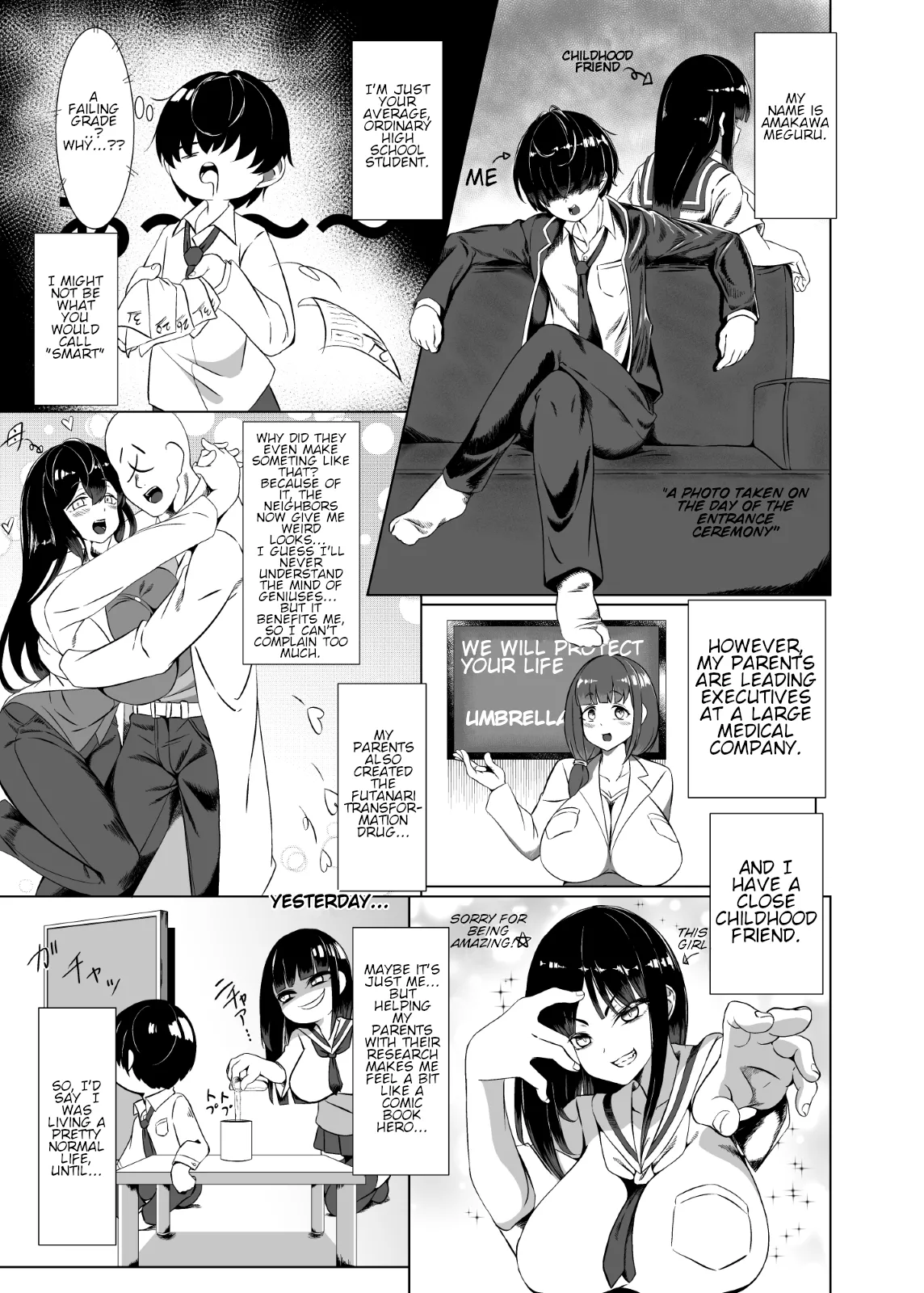 Yappa TS Downer Jitome Kuma Koime Loli Kyonyuu shika Katan - TS Loli Kyonyuu ga Oyome-san ni Naru made 1 | Nothing Beats a Gloomy Loli with Dark Circles and Big Boobs – Until the Gender-Bent Loli Becomes a Bride, Part 1 page 2 full
