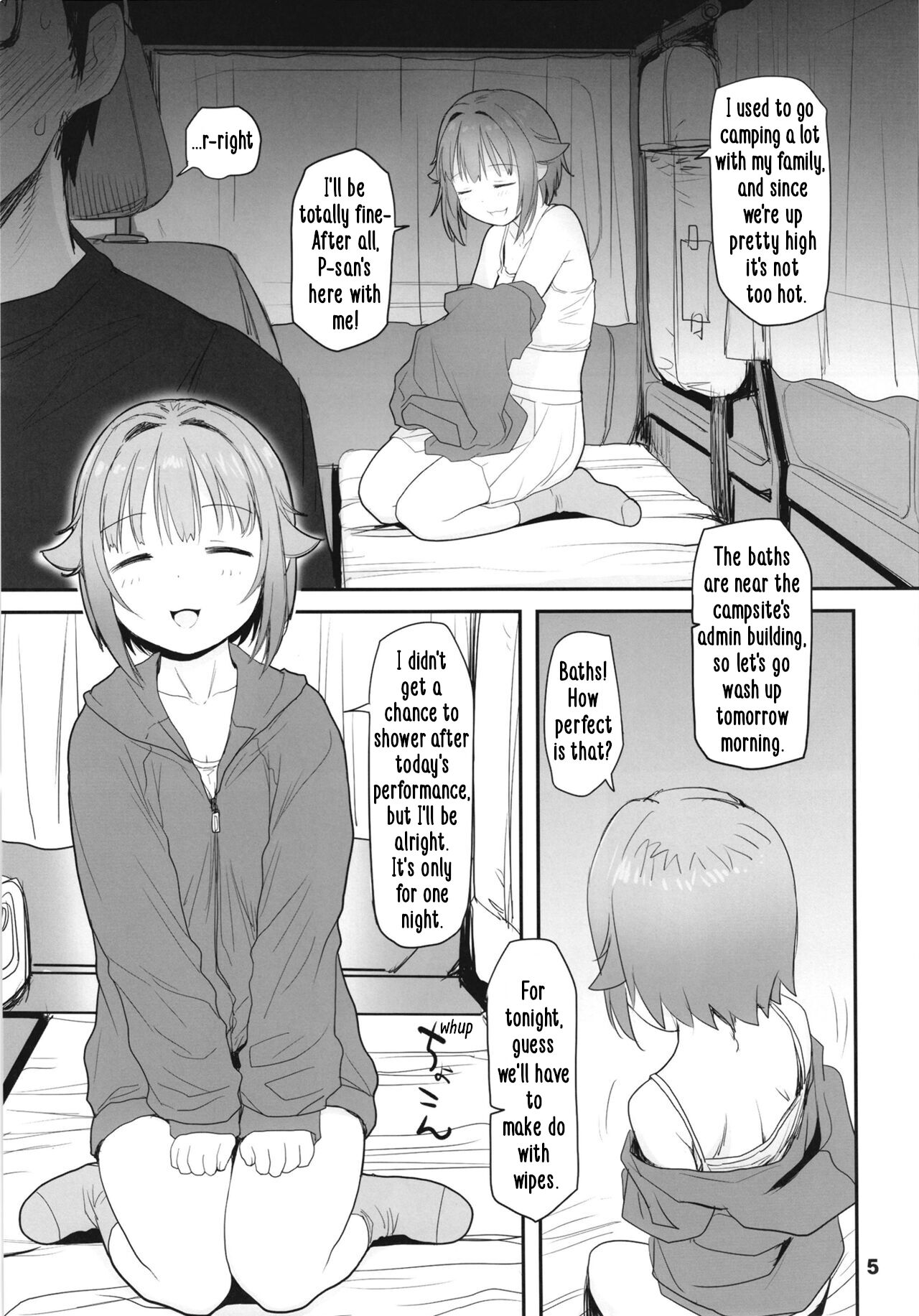 Koshimizu Sachiko to Iku, Kinkyuu Shukkin Shachuuhaku no Tabi | Going on An Emergency Car Camping Trip with Sachiko Koshimizu page 5 full