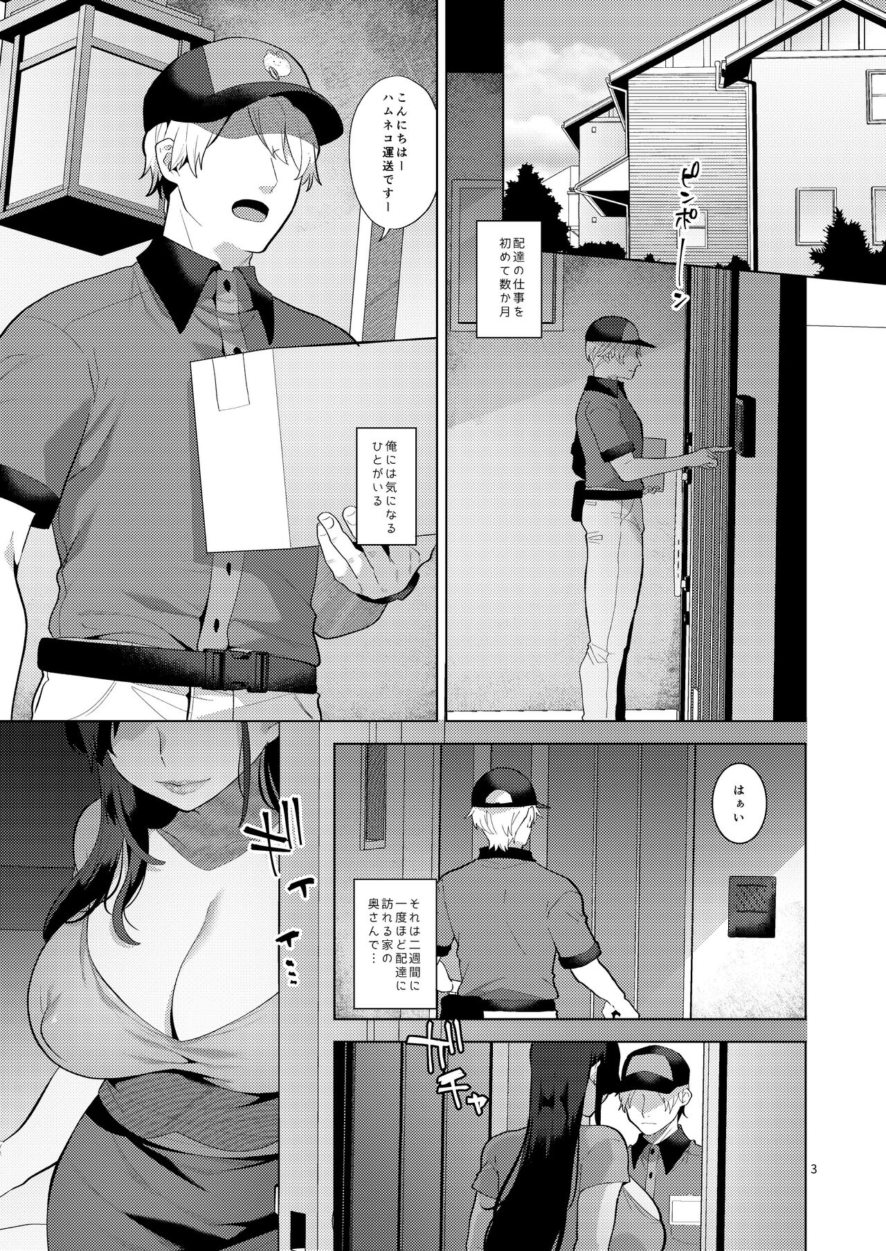 配達先の奥さんがシーメールサキュバスだった話 page 2 full