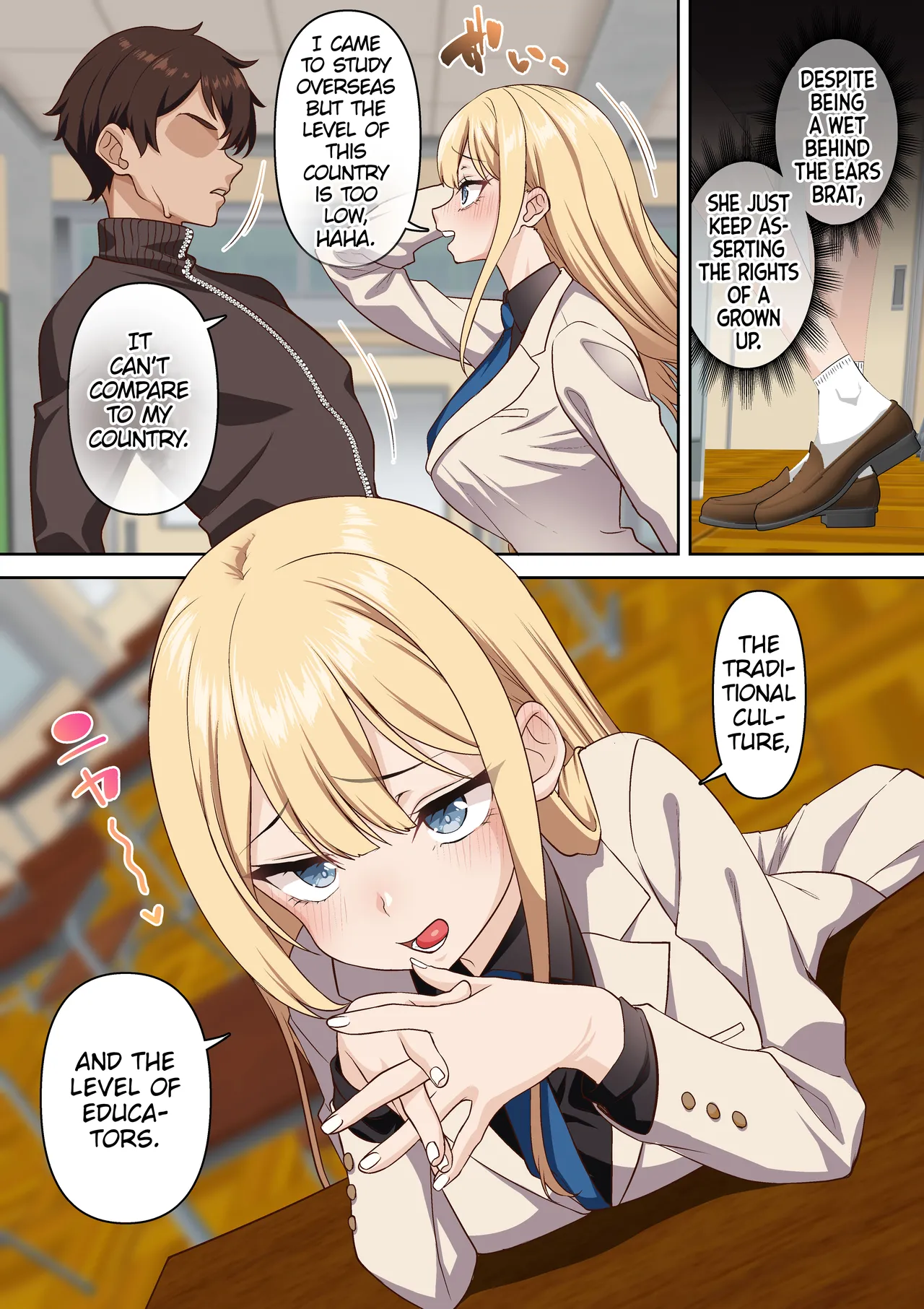 Ryuugakusei Chris no Saimin Dosukebe Ibunka Kouryuu page 7 full