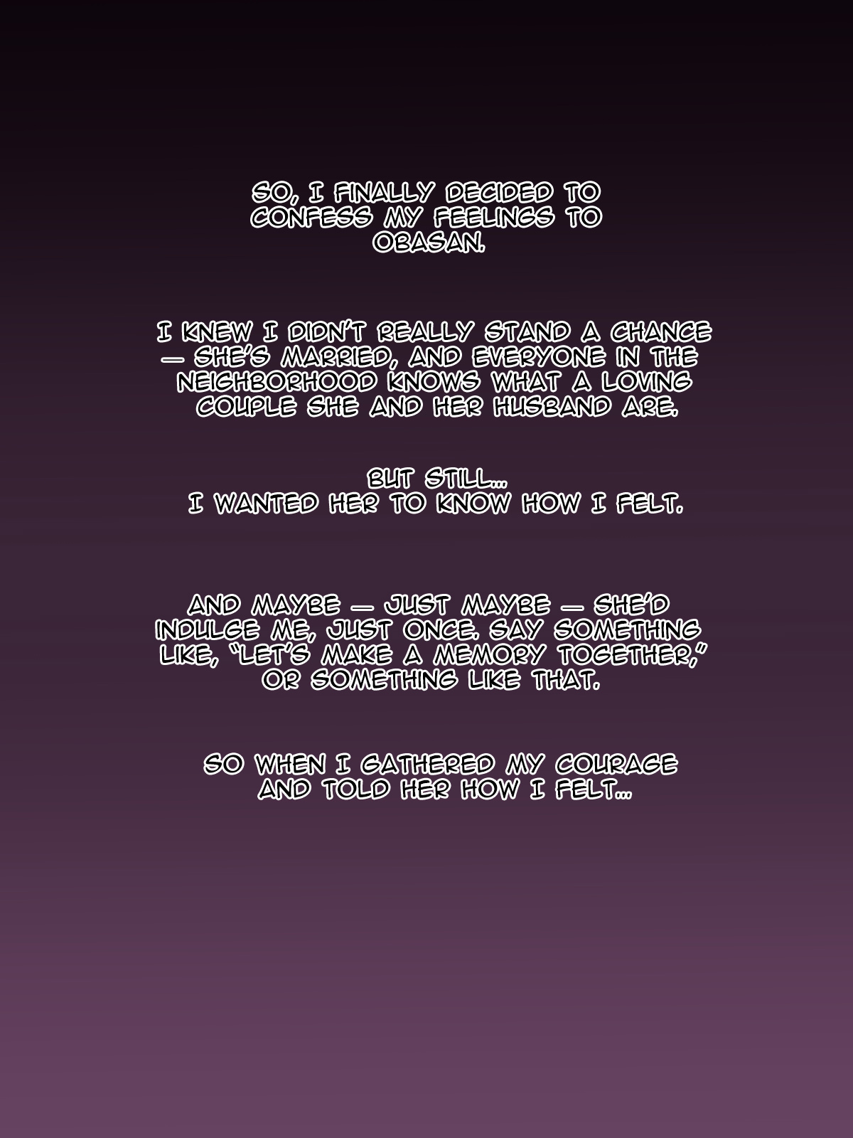 Kinjo no Daisuki na Obasan ni Kokuhaku shitara Danna-san to Onaji Ketsumanko Dorei ni Sareta | I Confessed to My Beloved Neighbor Obasan and Became a Slave to Her, Just Like Her Husband page 2 full