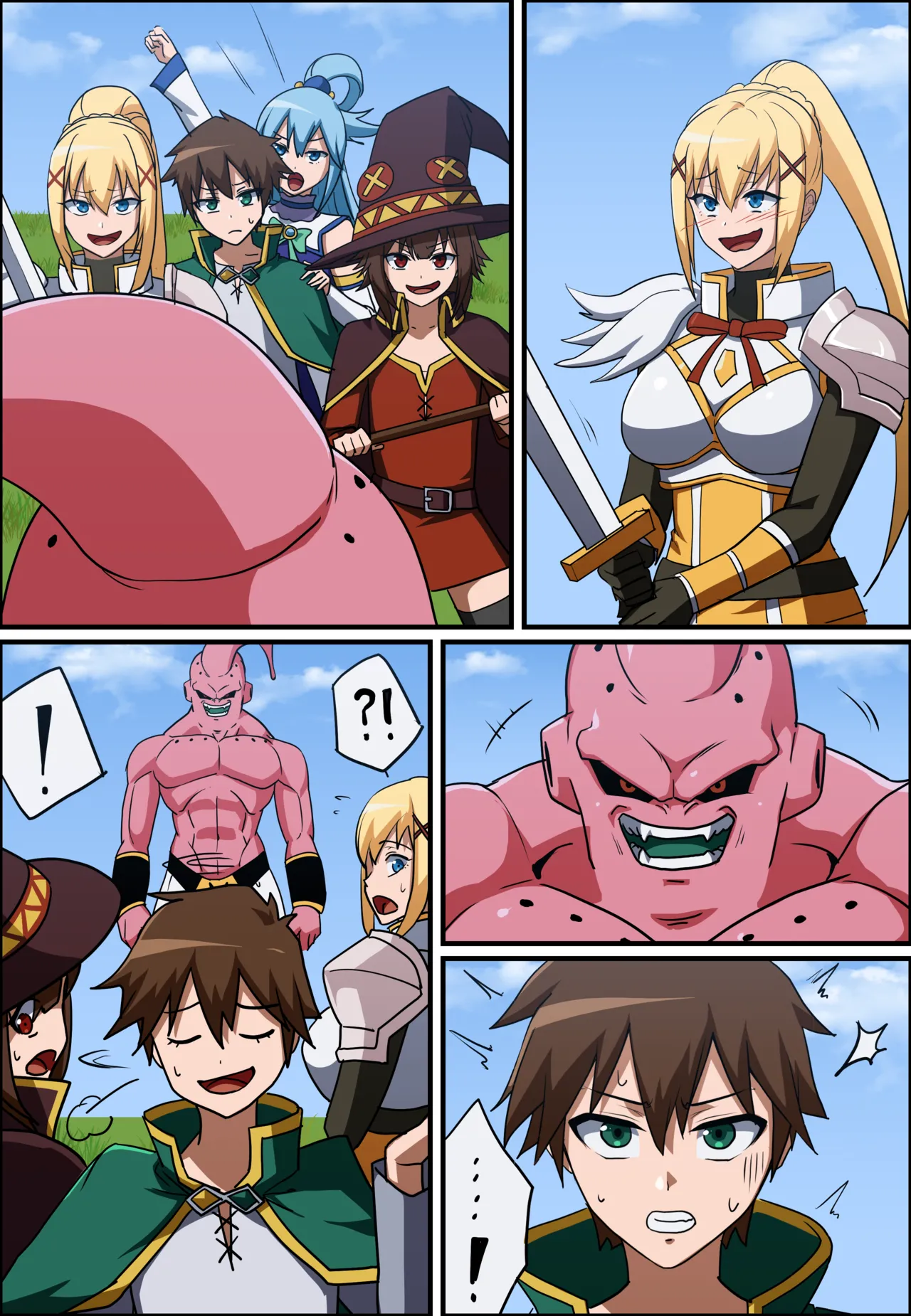 KONOSUBA - Kazuma Satou / Aqua / Megumin / Darkness  │ page 4 full