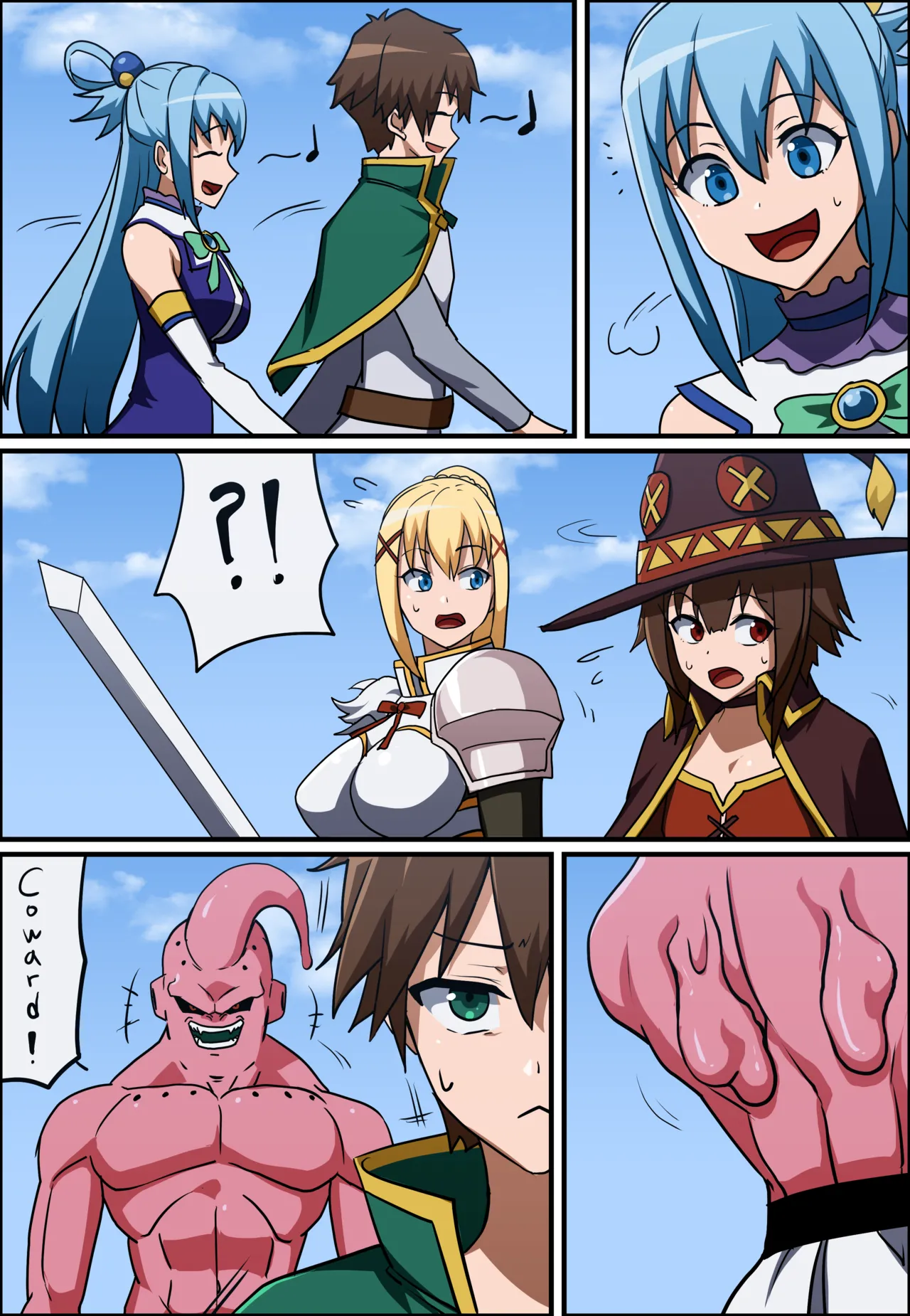 KONOSUBA - Kazuma Satou / Aqua / Megumin / Darkness  │ page 5 full