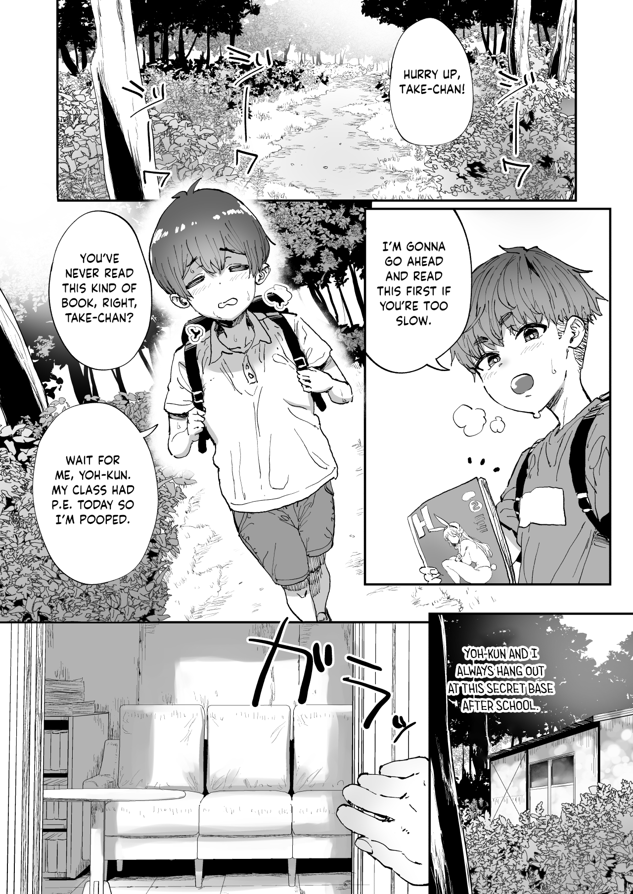 Shiranai Onee-san ga Bokura no Himitsu Kichi ni Yattekita! | A Random Lady Showed Up At Our Secret Base! page 3 full