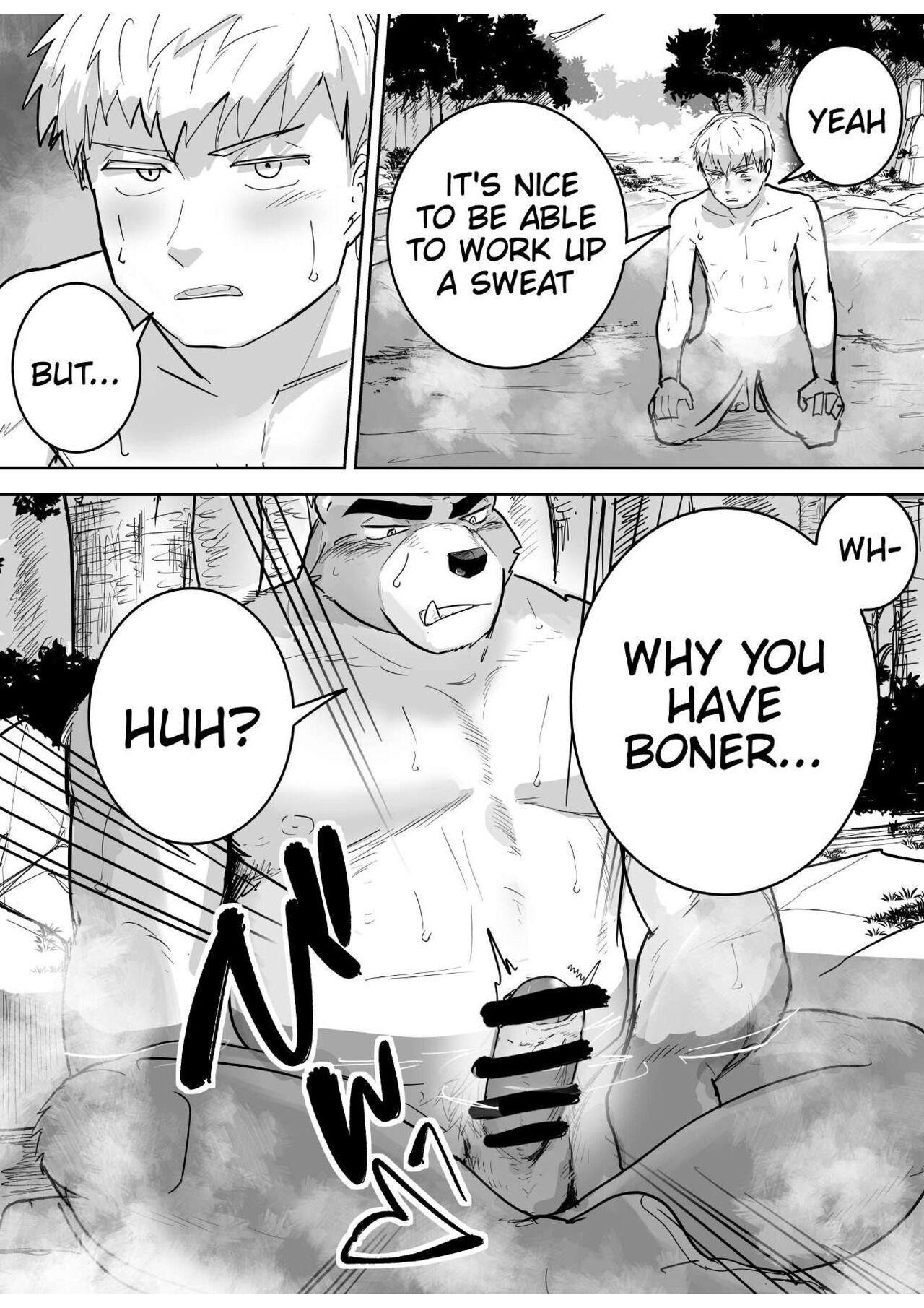 Naked with a partner gangly beastie at a hot spring page 3 full