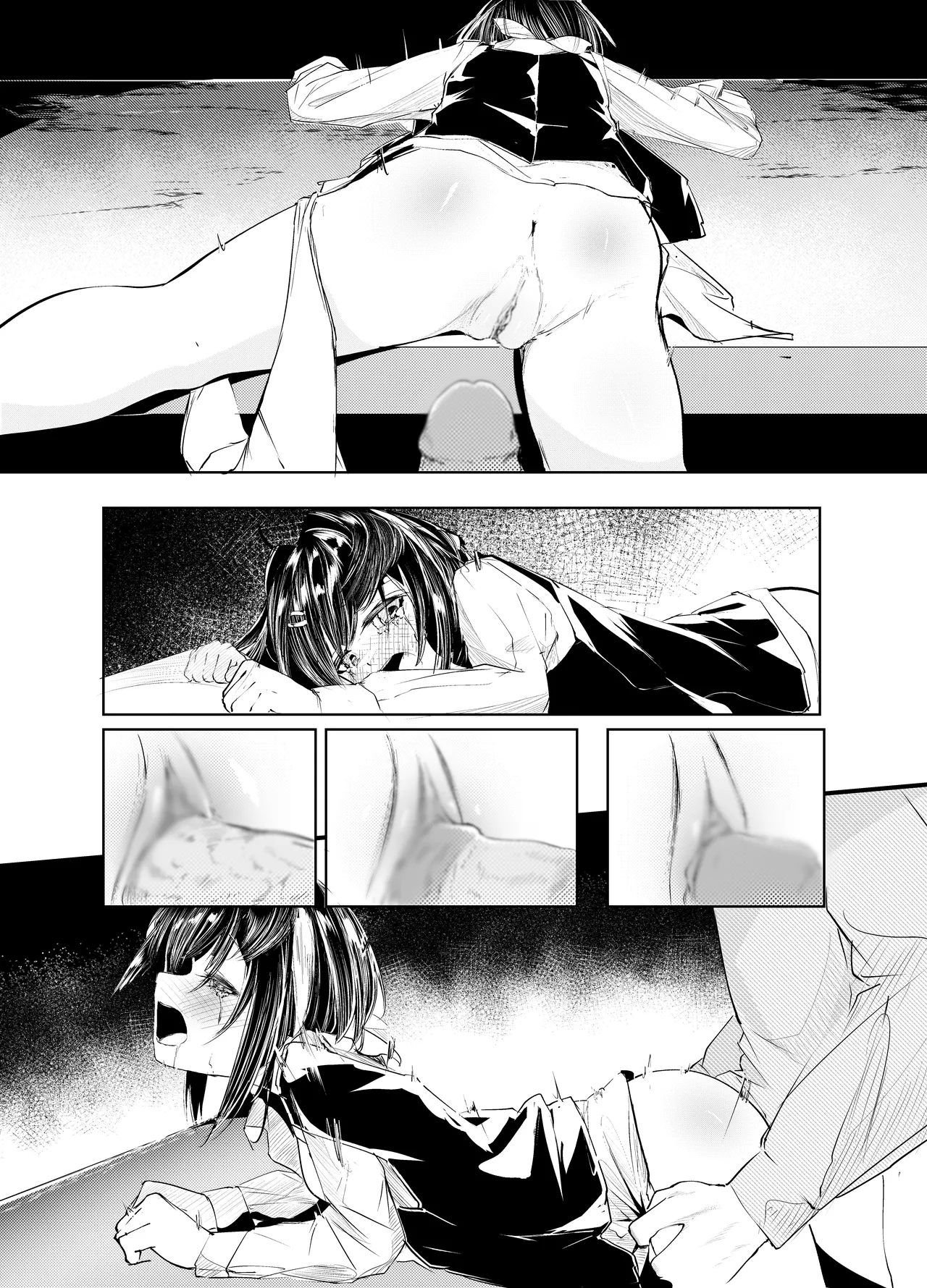 「適材不適所」地絵原稿 page 9 full