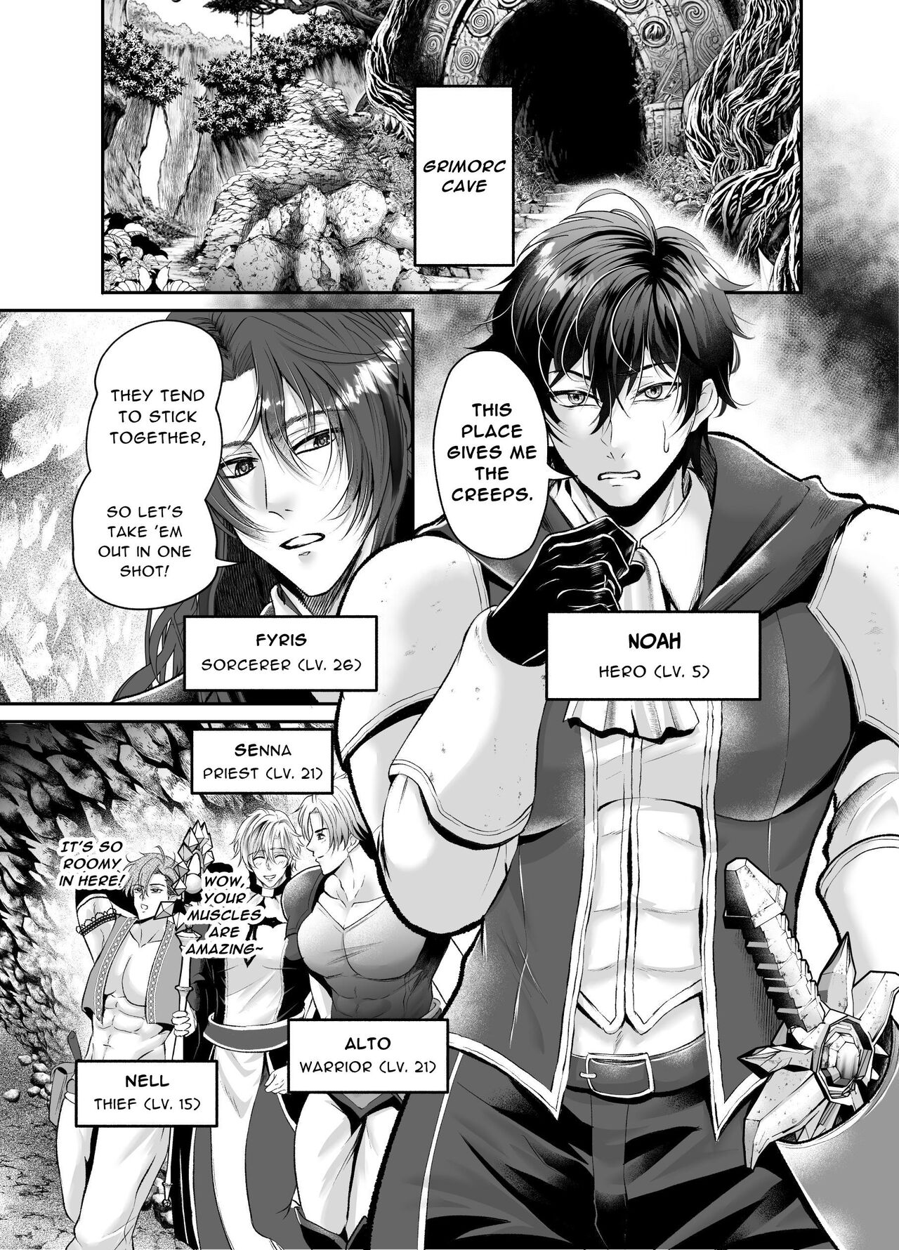 Ravished and Corrupted by Monsters in a Magic Love Spring ~Hero's Defeat~ page 4 full