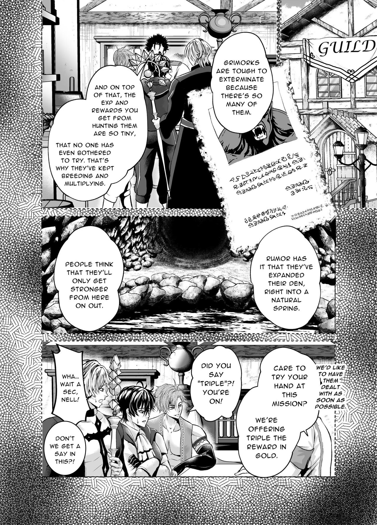 Ravished and Corrupted by Monsters in a Magic Love Spring ~Hero's Defeat~ page 5 full