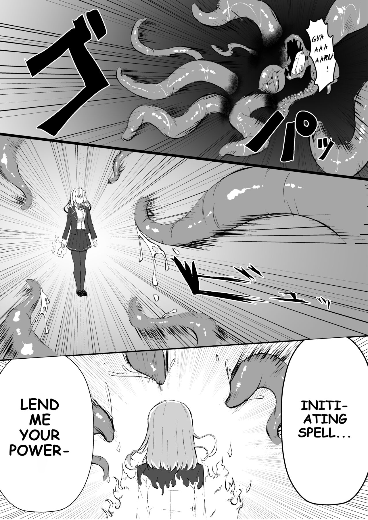 A High-ranked Exorcist Gets Defeated By An Apparition In A Tentacle Suit page 4 full