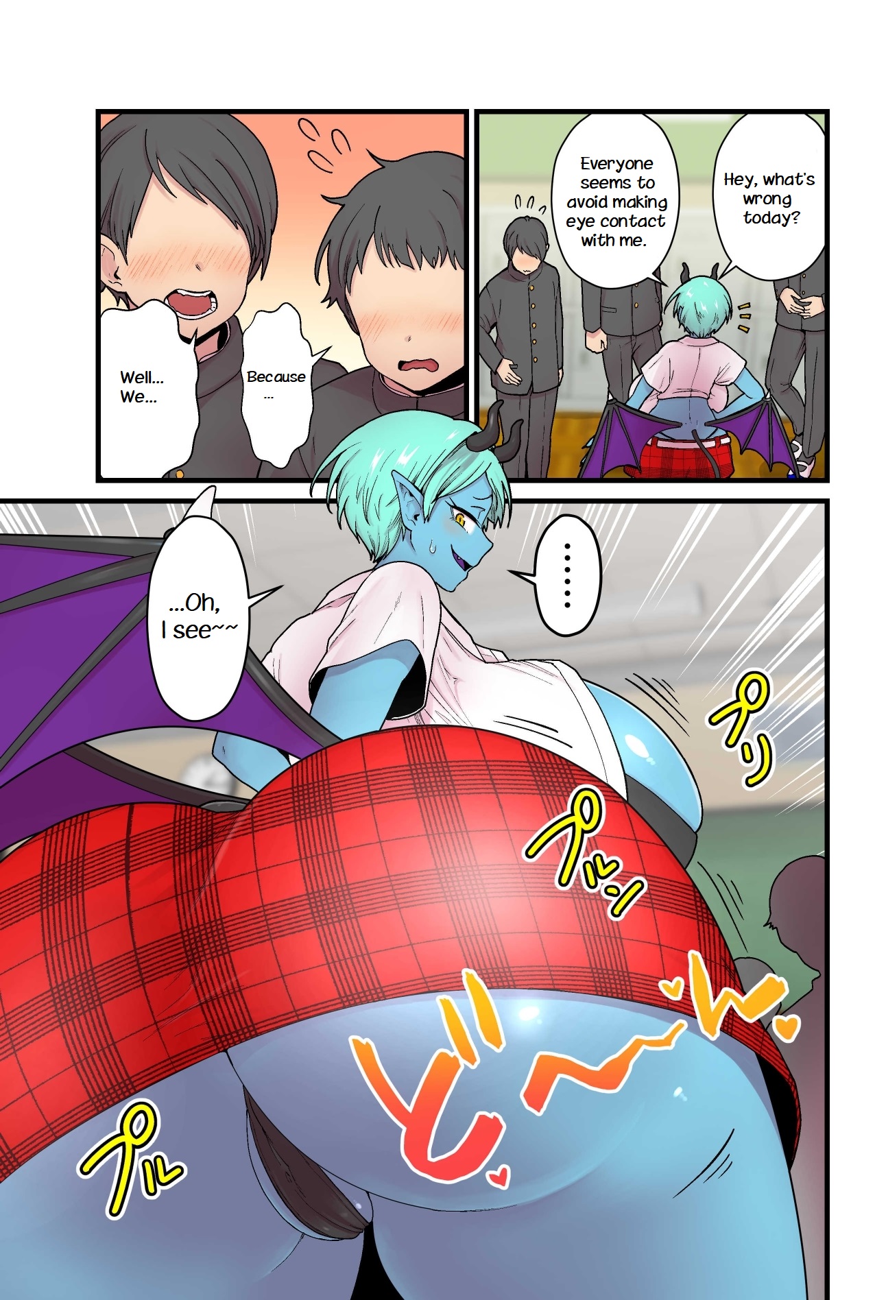 Aohada Inma to Kiseichuu / Blue skinned succubus and parasitic insect page 10 full