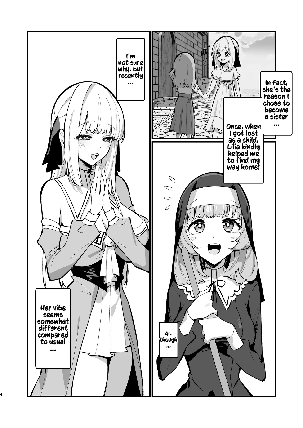 Sister Kanzen Haiboku. ~Muchi na Sister ga honnou de Hatsujo Koubi Surumade~ | A Sister's Absolute Defeat: Until an Innocent Nun Enters Heat and Indulges in Passionate Mating Sex page 4 full