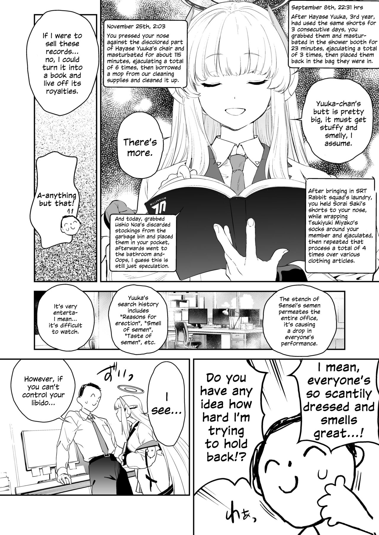 Seminar Shoki Ushio Noa ni Yoru Gyaku Chinpo Kanri Kiroku - penile paradoxical management écriture page 5 full