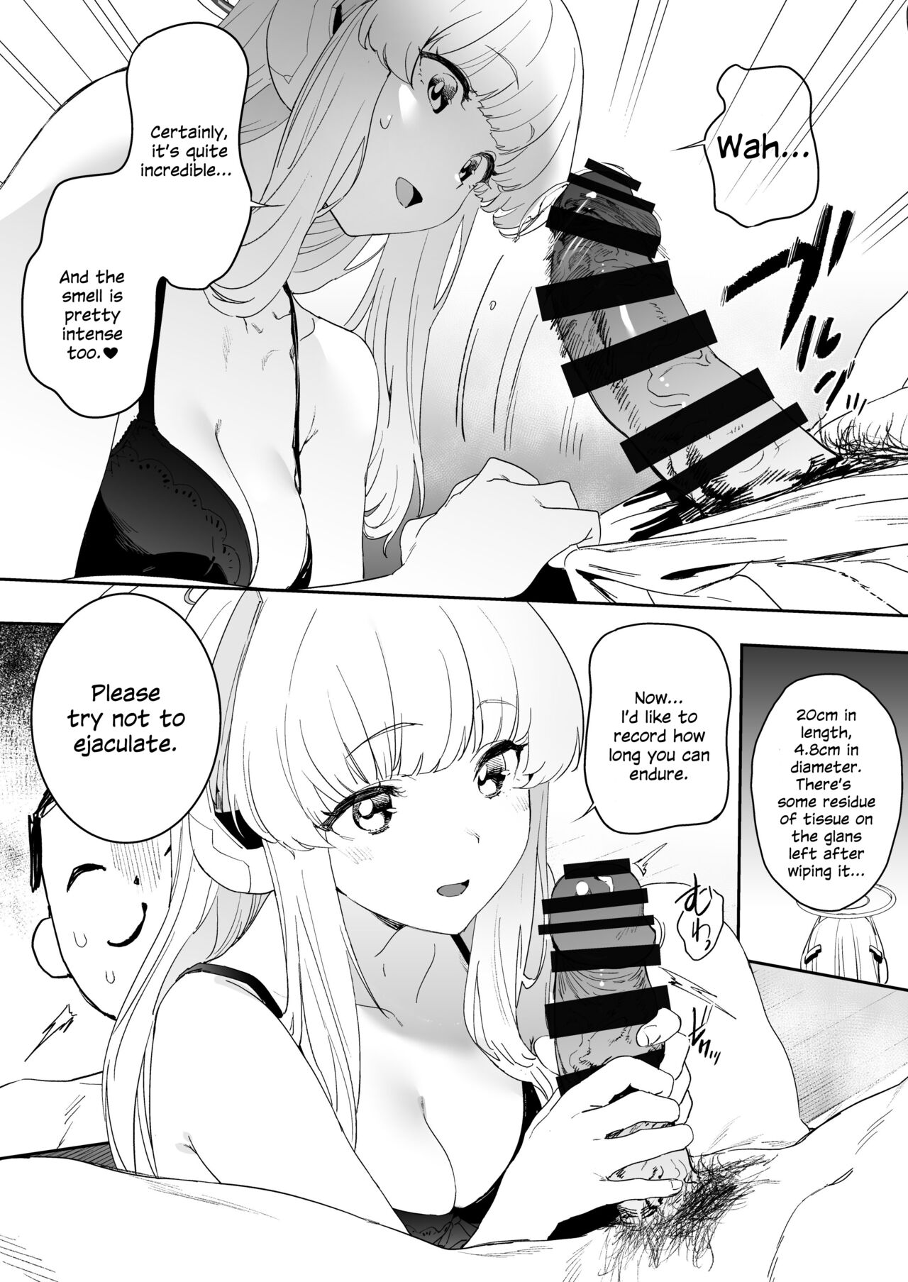 Seminar Shoki Ushio Noa ni Yoru Gyaku Chinpo Kanri Kiroku - penile paradoxical management écriture page 7 full