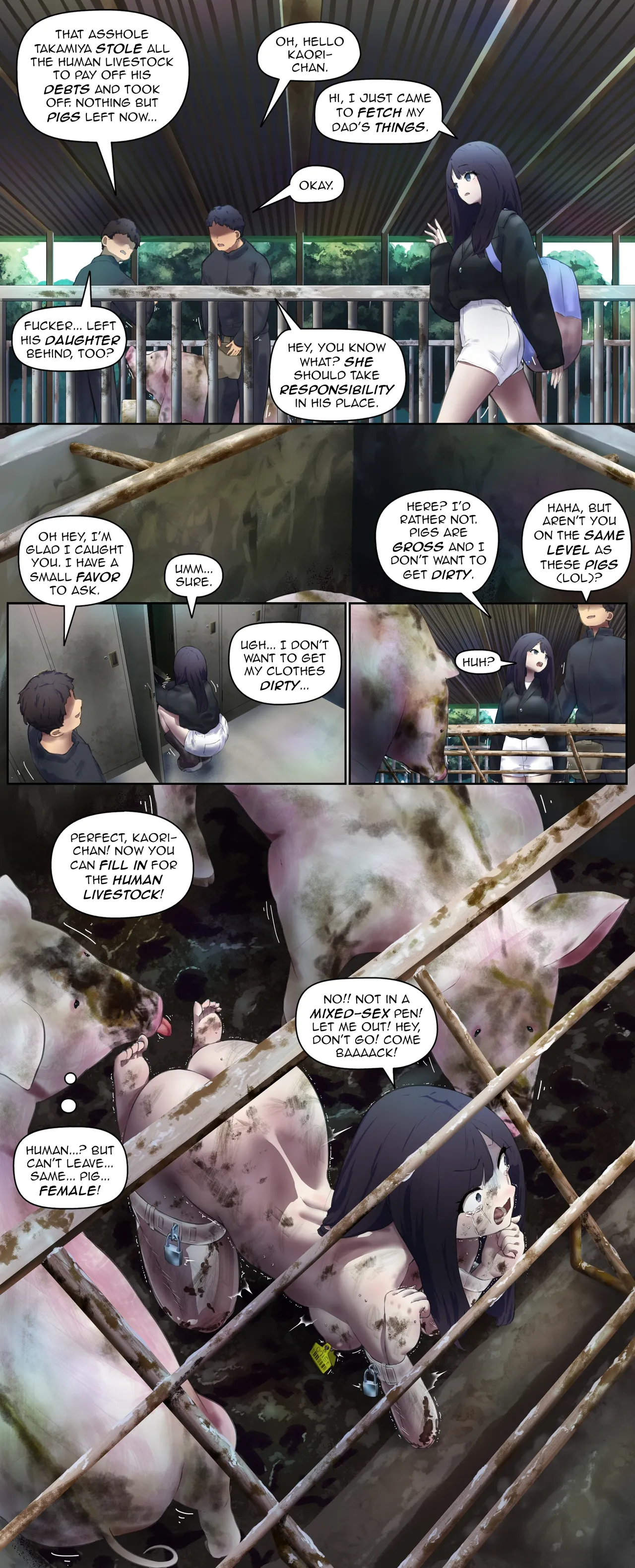 A daughter who came to her parents' workplace for a small errand page 1 full