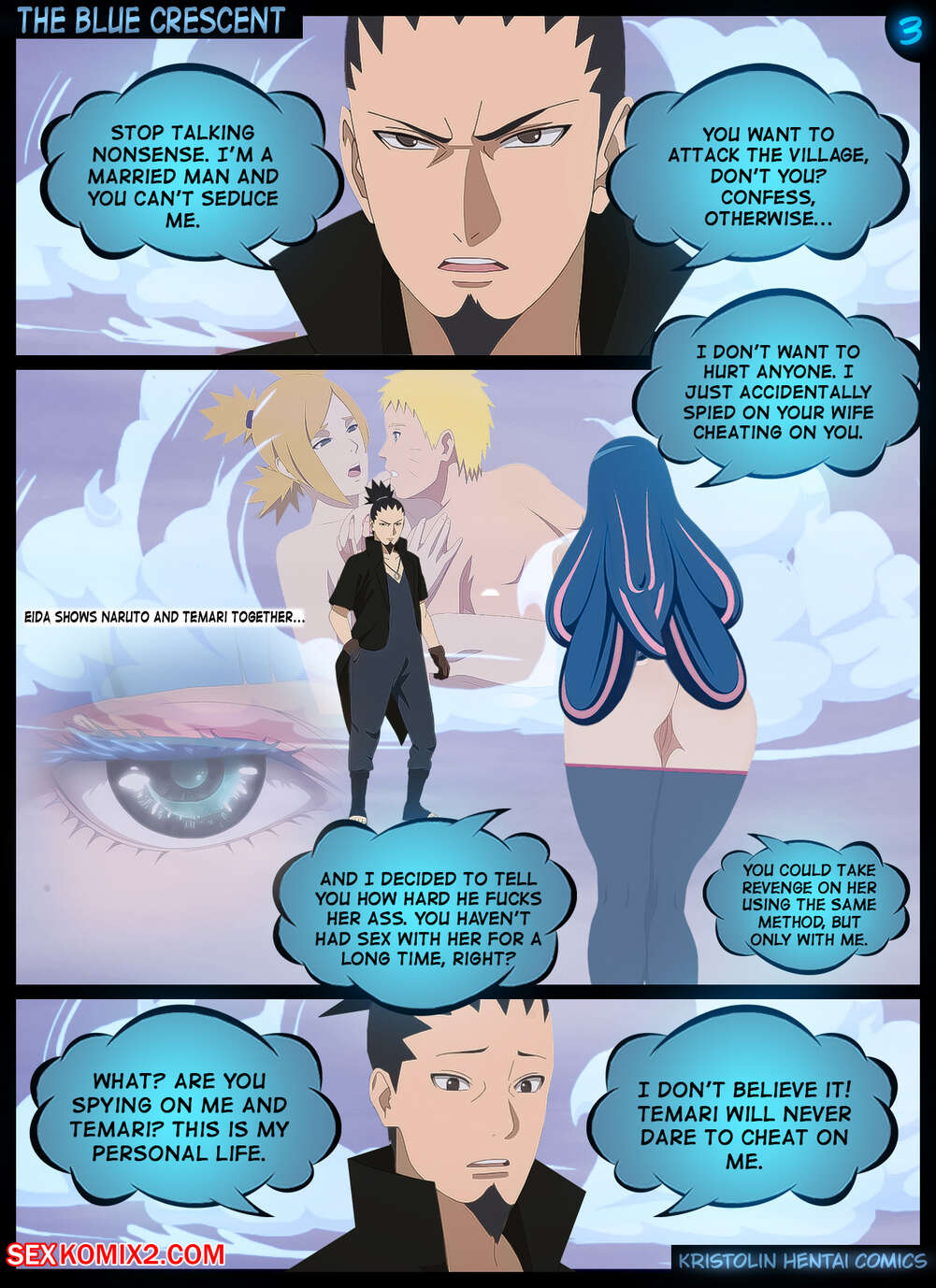 Naruto. The Blue Crescent. KristoLin for sexkomix2.com page 4 full