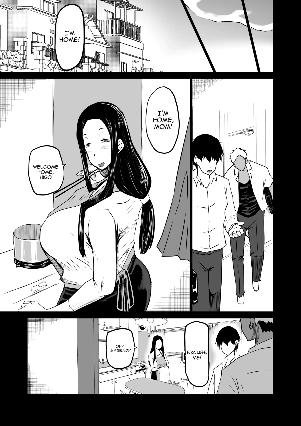 My Friend Uses My Mom And Aunt To Get Off / Tomodachi ga Boku no Oba to Mama de Gachinuki page 10 full