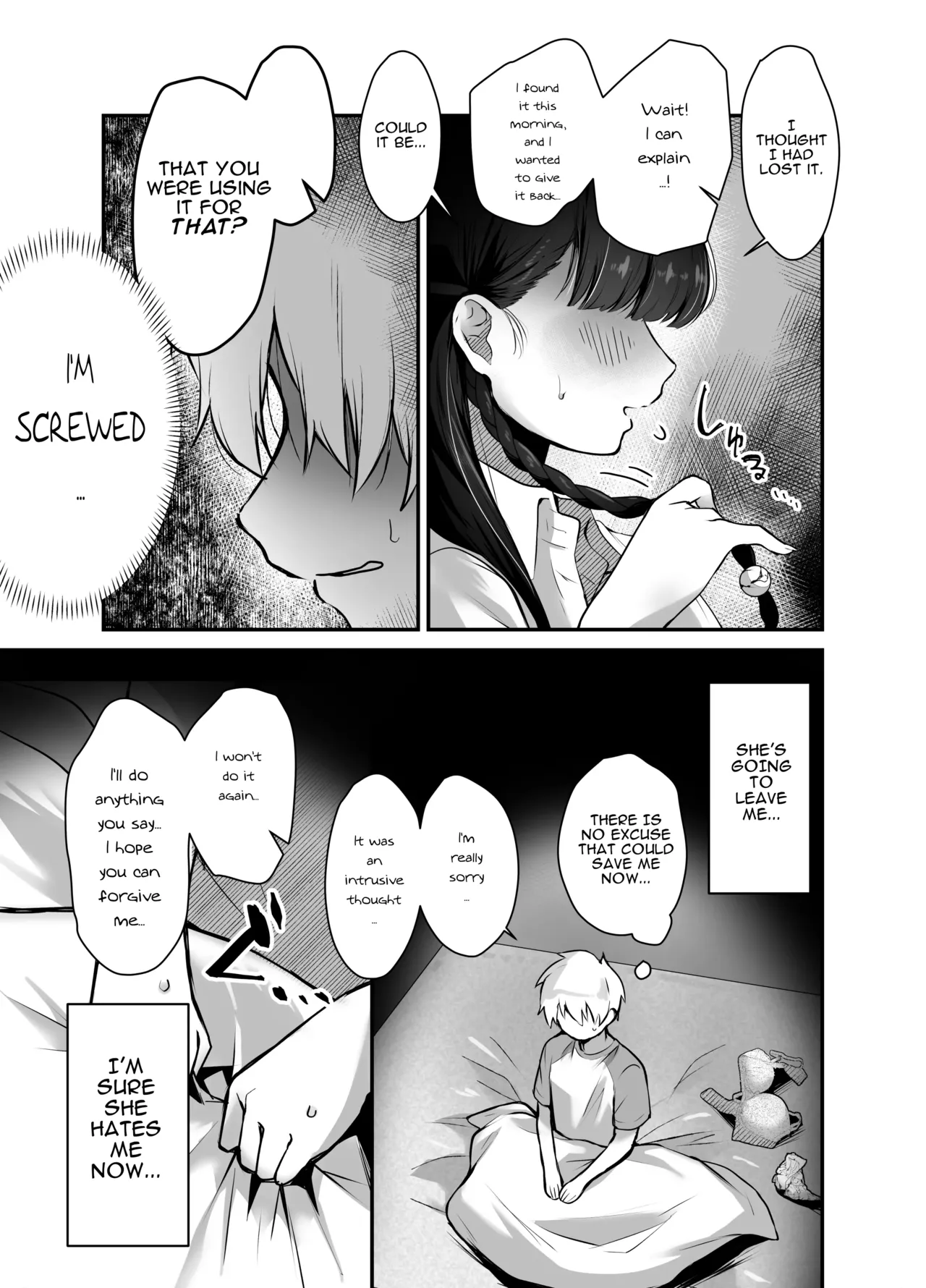 Rinjin no Seiso na Onee-chan JK wa boku wo Dekiai suru Dosukebe Inma deshita ~ page 9 full
