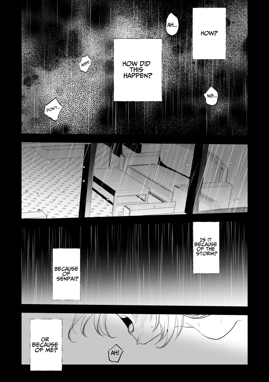 Kaerenai Futari ~Taifuu no Yoru, Akogare no Senpai to...Aibeya Dekiai Nama Koubi~ | They Can't Go Back ~Alone with Senpai on a Typhoon Night~ page 2 full