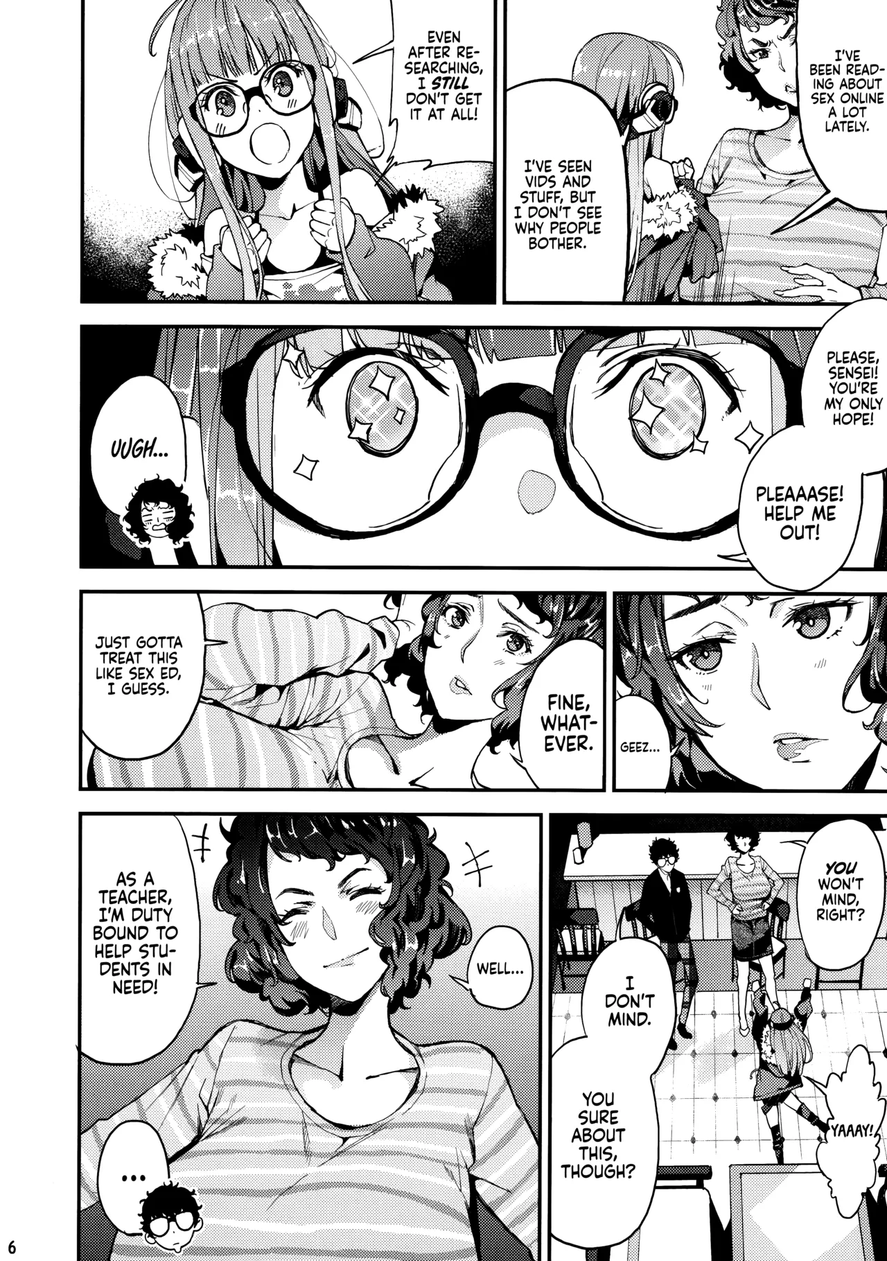 Kawakami Sensei to Futaba no Himitsu Kojin Jugyou | Kawakami-Sensei and Futaba's Secret Private Lessons page 8 full