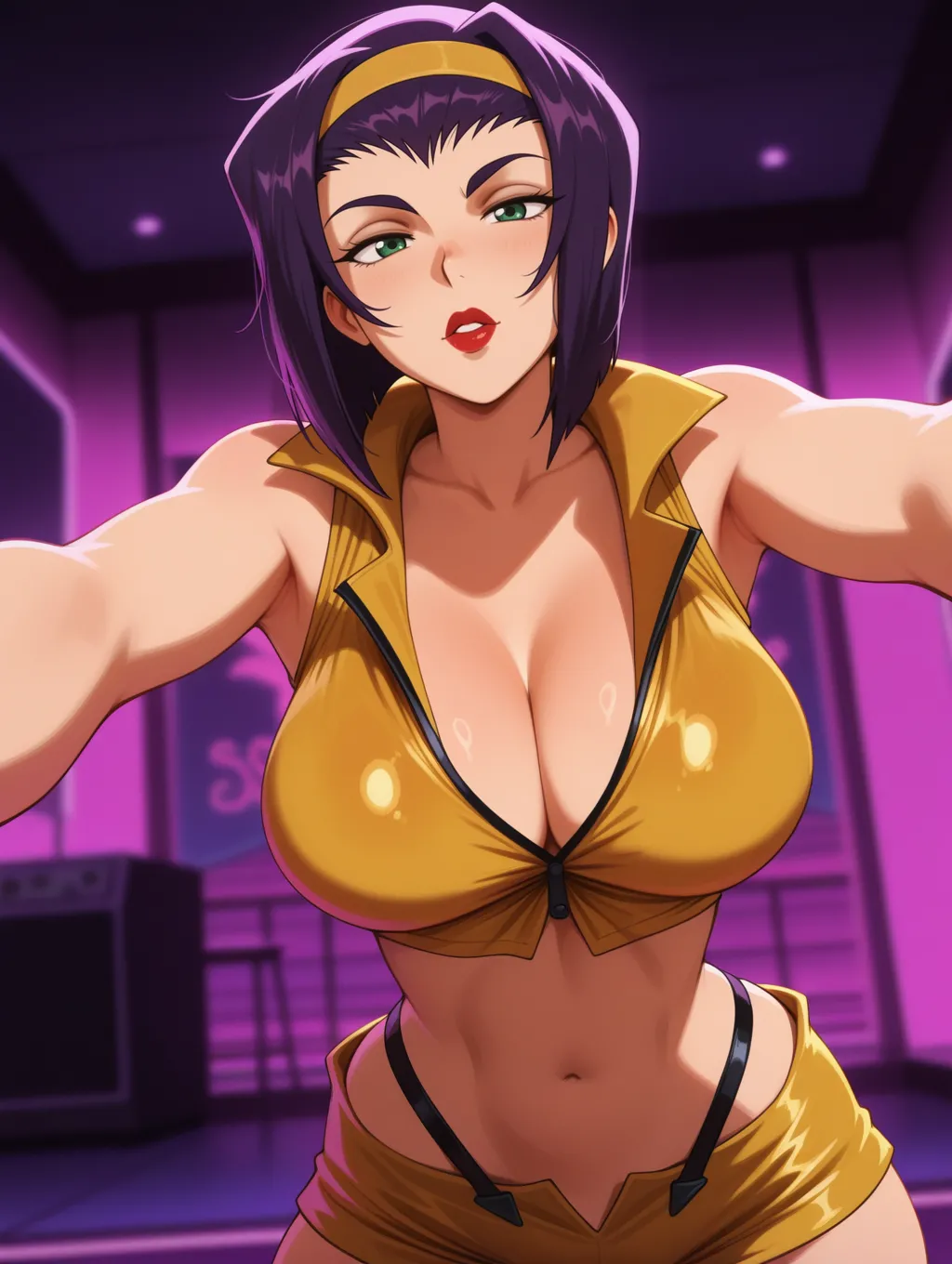 Faye Valentine | Cowboy Bebop 🍸🪩 waifuinvoker ai generated page 2 full