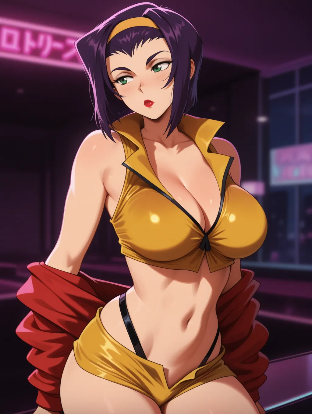 Faye Valentine | Cowboy Bebop 🍸🪩 waifuinvoker ai generated page 3 full