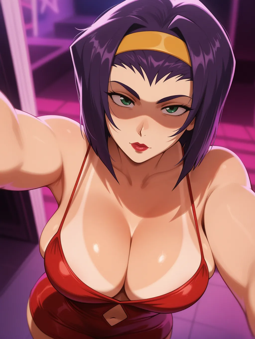 Faye Valentine | Cowboy Bebop 🍸🪩 waifuinvoker ai generated page 8 full