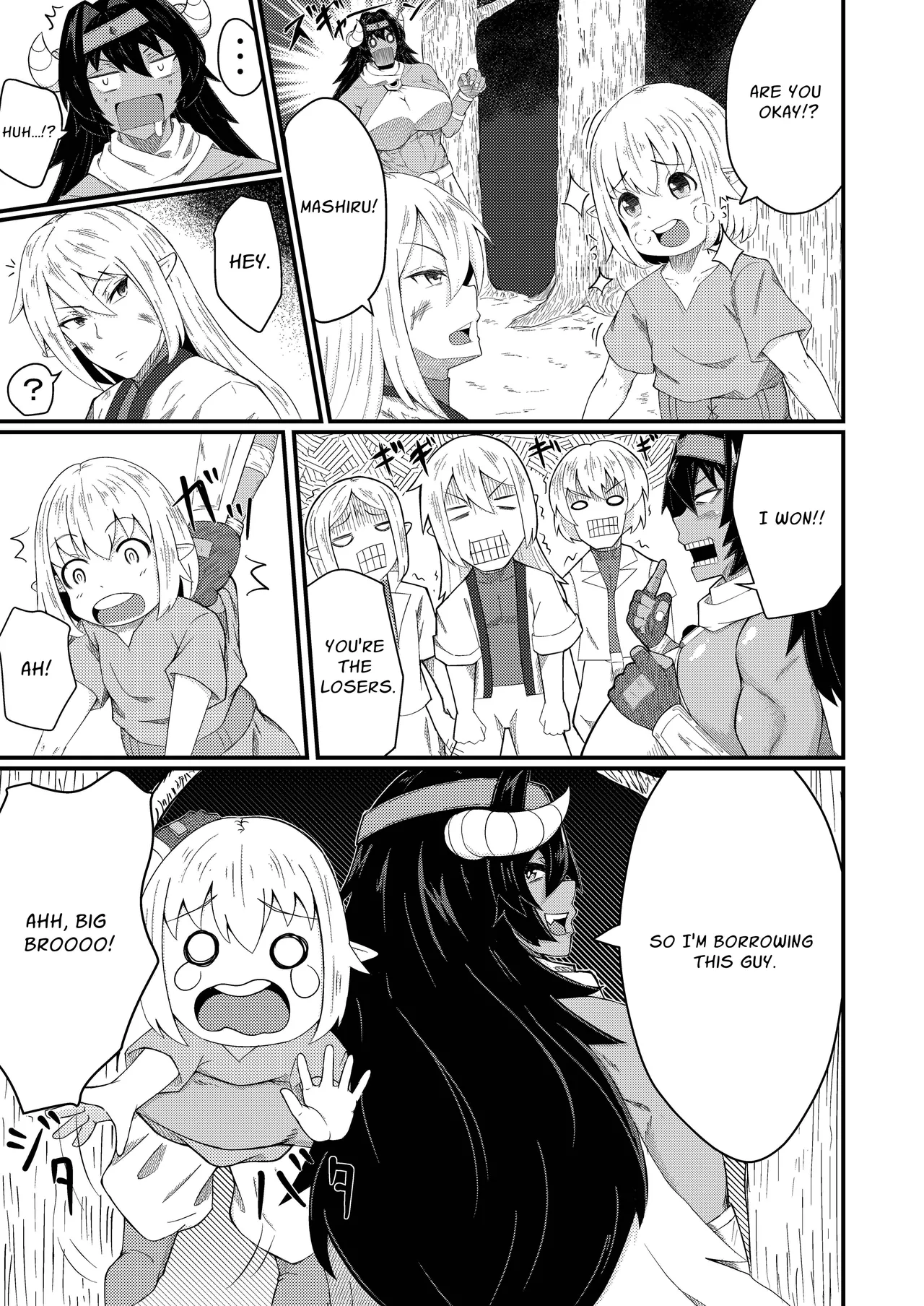 Warrioress Velna and the Elf page 4 full