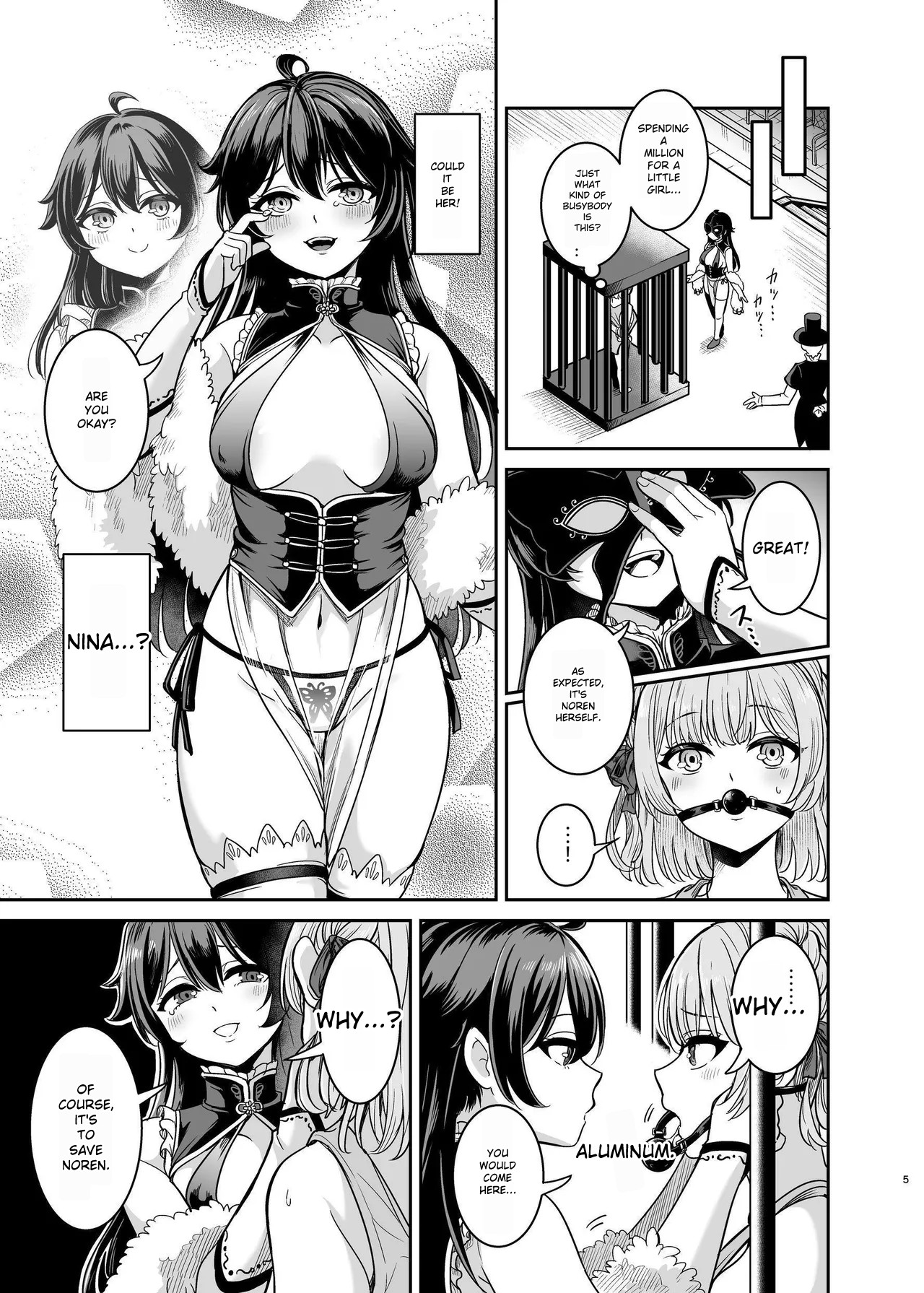 Yandere young lady's sexual slave education ~ A young lady from a prestigious aristocratic family is bought and taken to her childhood friend's house ~ page 4 full