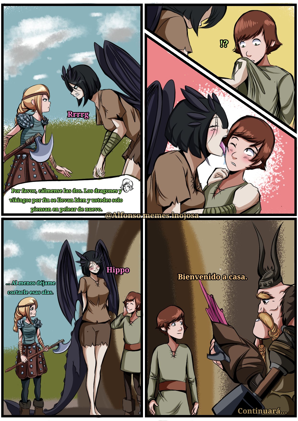 Como entrenar a tu dragon page 3 full