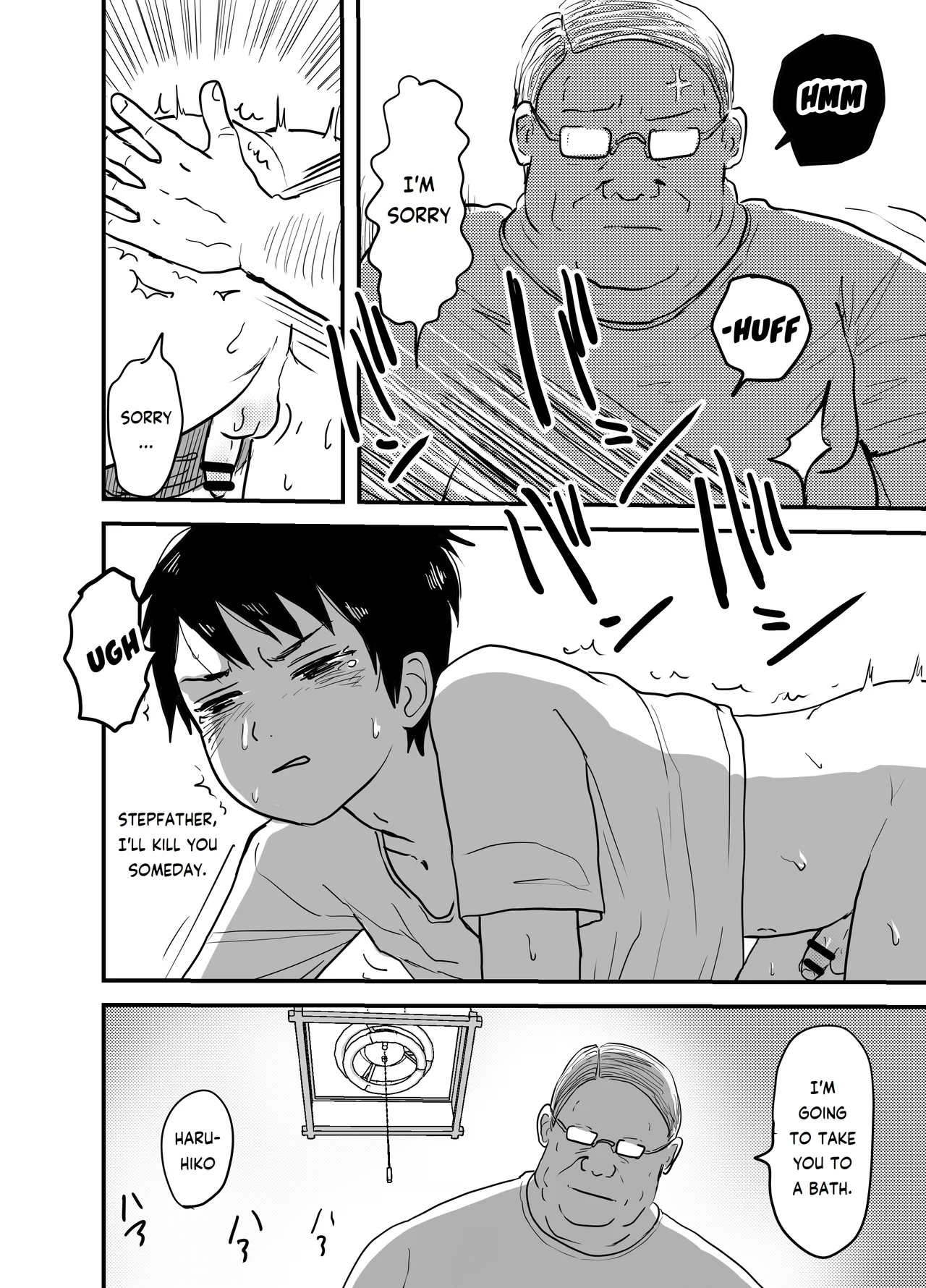 Hentai Mamachichi to Kodoku Shounen Kichiku no Anal Choukyou Nigeba no Nai Kairaku Jigoku! | Perverted Stepfather and Lonely Boy. Devil Anal Training. A Pleasure Hell With No Escape! page 9 full