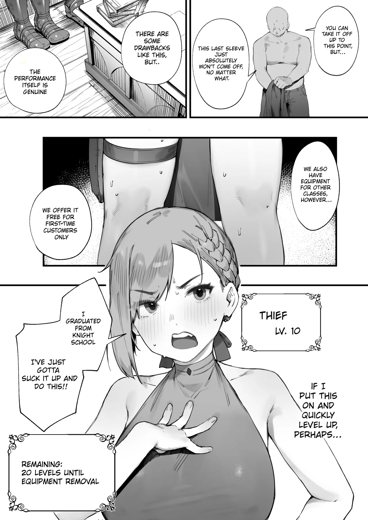 Hen na Soubi no Sei de O◯nko Kowareteshimatta de wa Nai ka! page 9 full