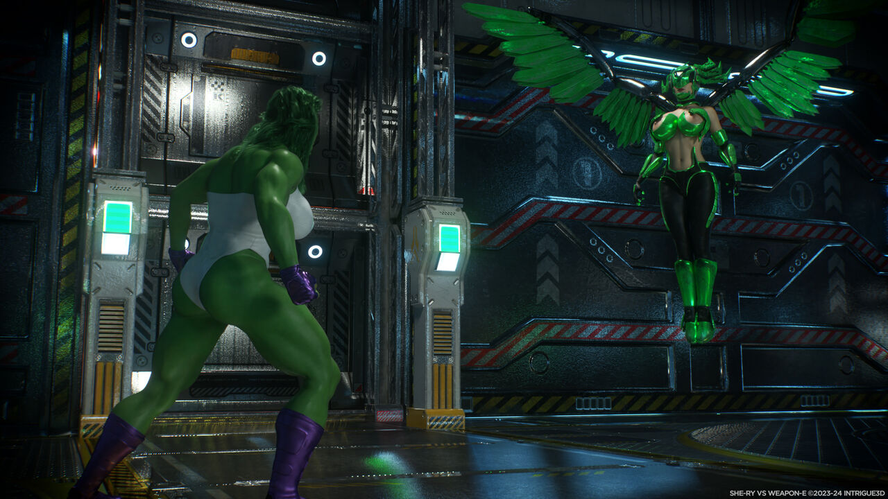 She-Ry Vs Weapon-E page 1 full