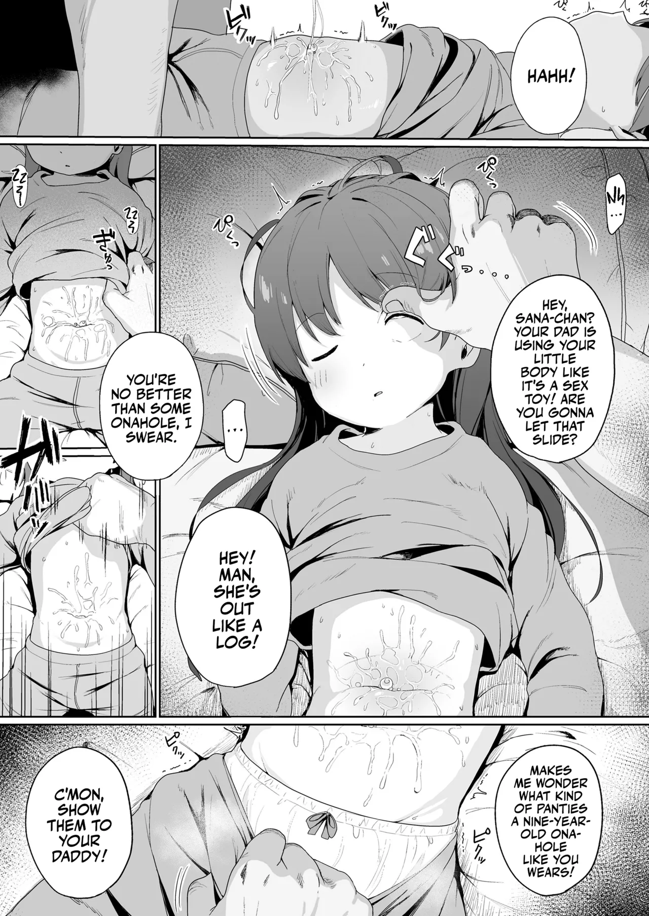 Konya wa Manamusume Nemurasete Konsui Benjo ni Shiyoutto! | Tonight, I'll  Drug my Daughter to use her as my Personal Latrine! page 6 full